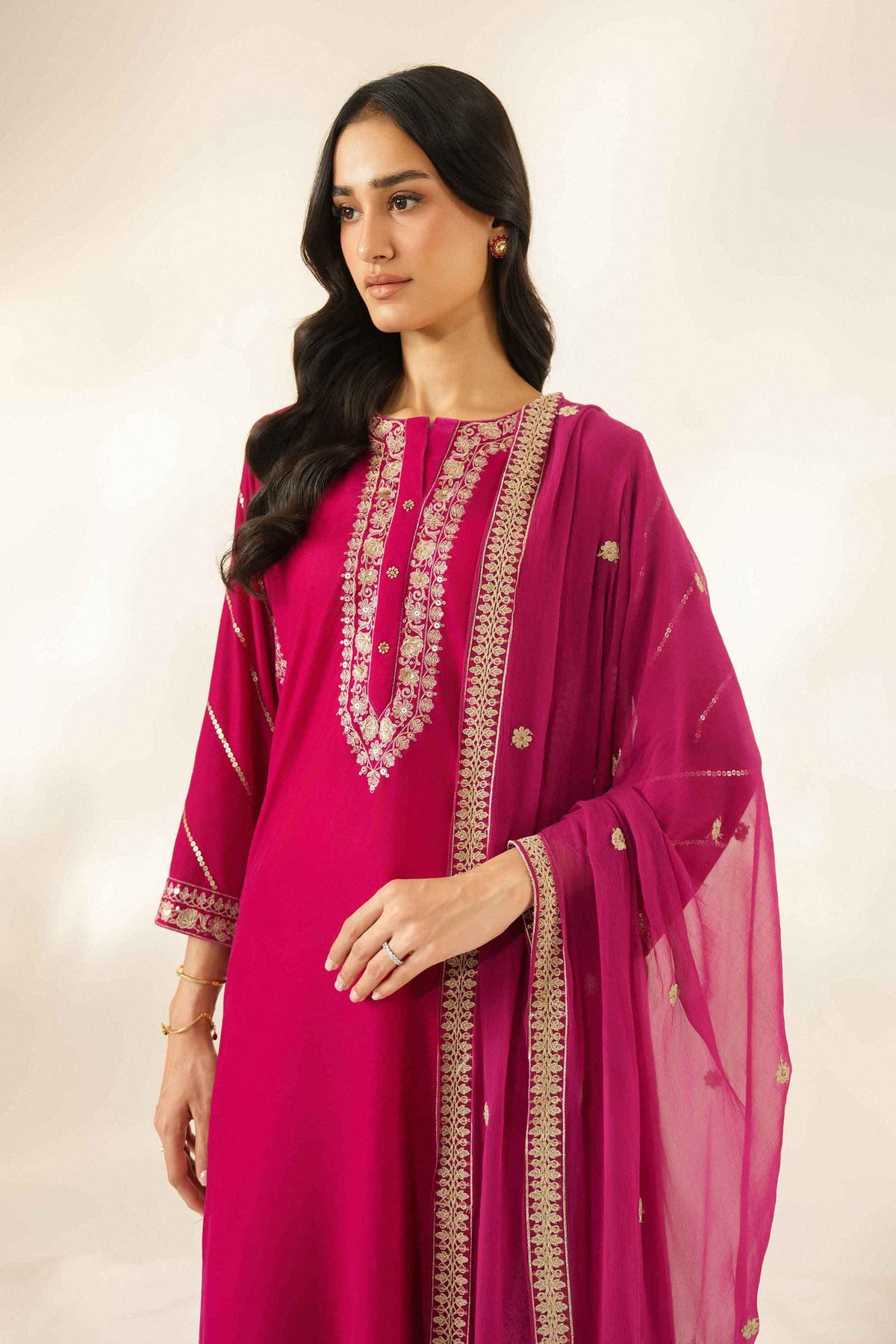 3 Piece - Embroidered Suit - ST3PE-LUXE26WV1-13 for Women - Pret Collection | Nishat | Shop Online