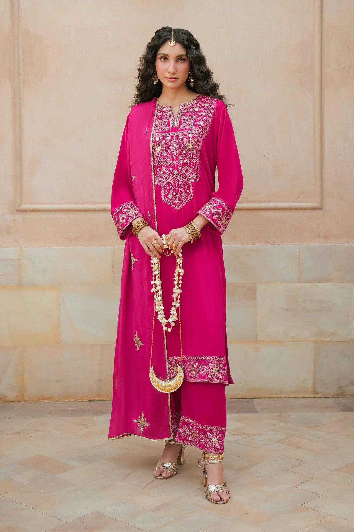 3 Piece - Embroidered Suit - ST3PE-LUXE26WV1-14