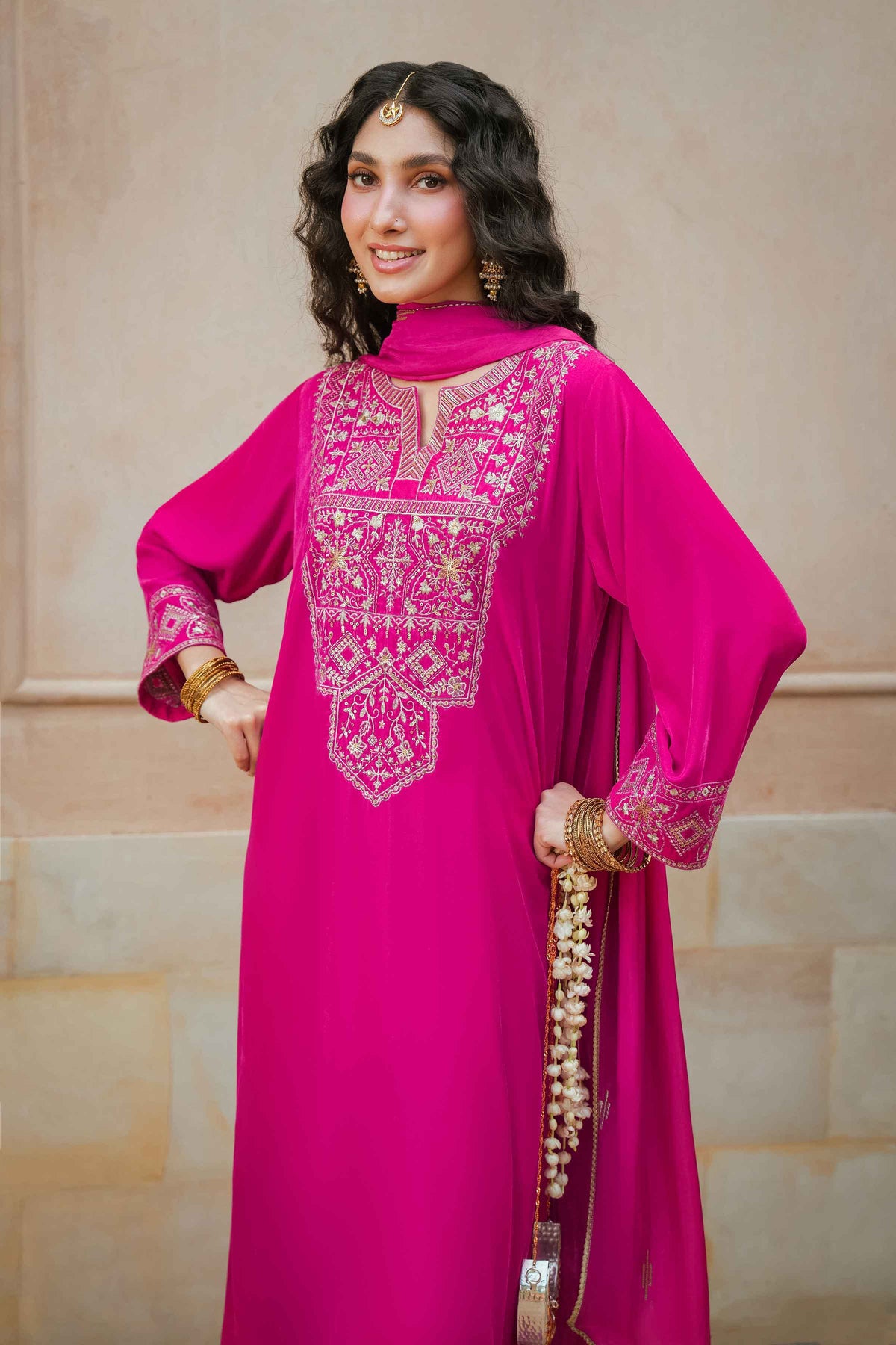 3 Piece - Embroidered Suit - ST3PE-LUXE26WV1-14 for Women - Pret Collection | Nishat | Shop Online