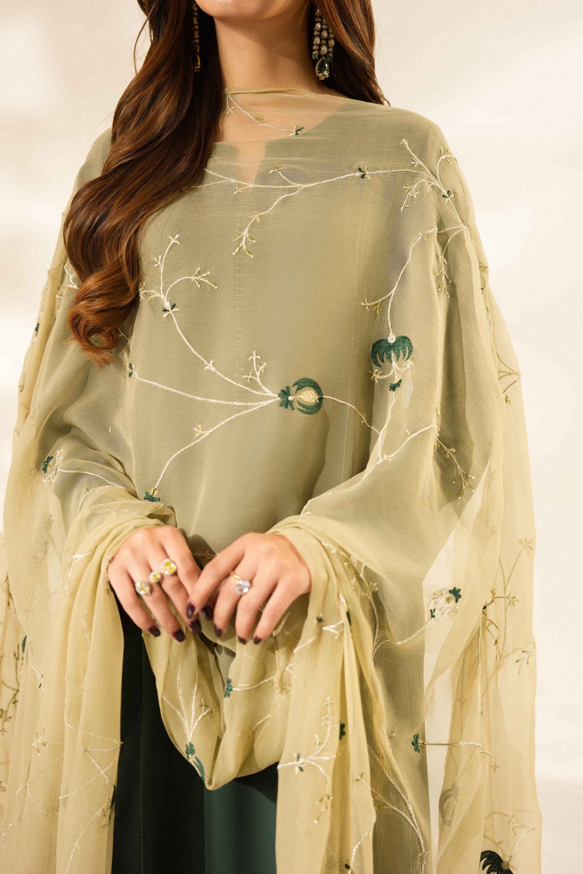 3 PIECE - EMBROIDERED SUIT - ST3PE-LUXE26WV1-3