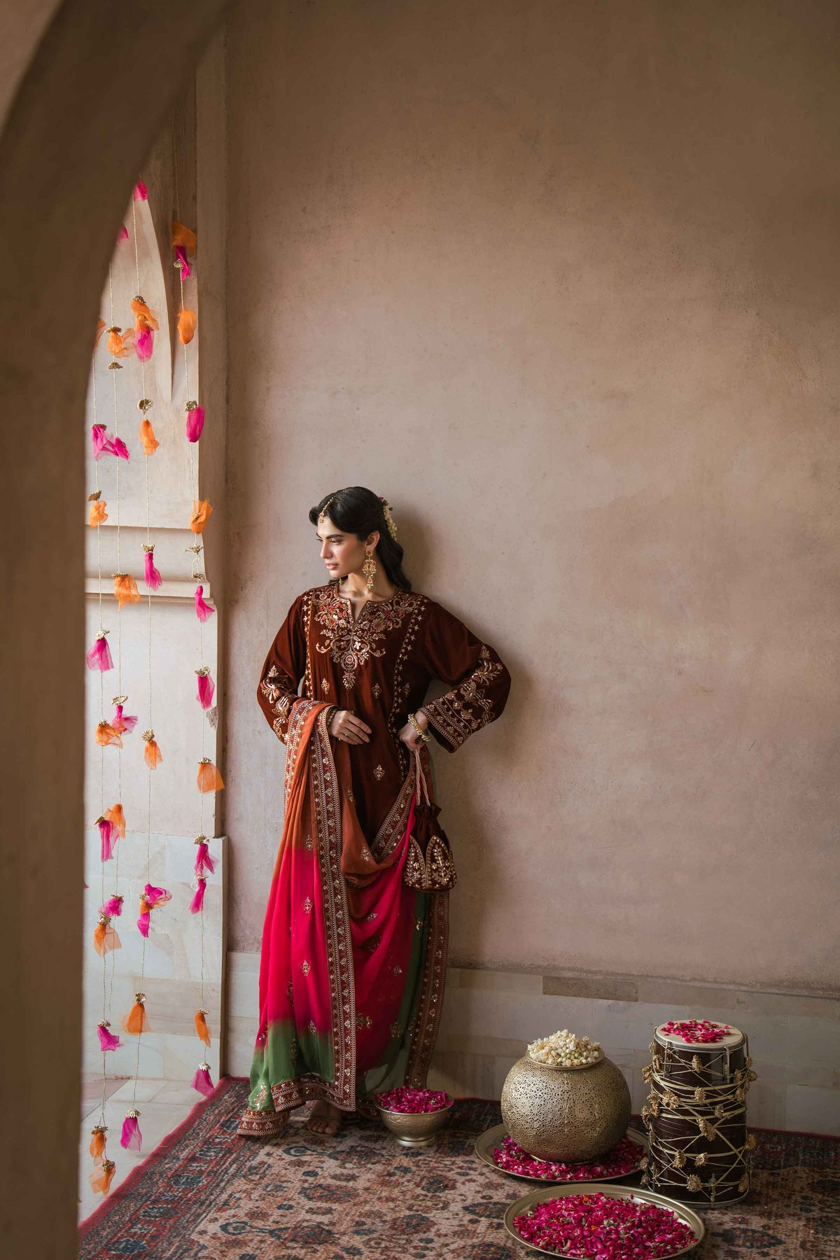 3 PIECE - EMBROIDERED SUIT - ST3PE-LUXE26WV1-43