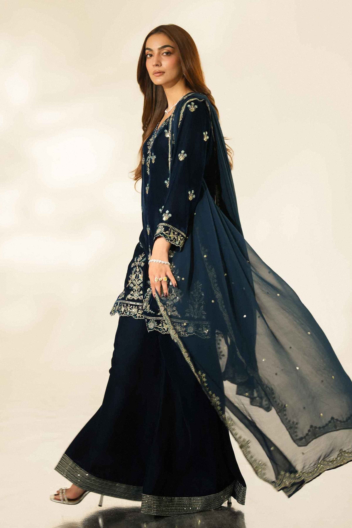3 Piece - Embroidered Suit - ST3PE-LUXE26WV1-53 for Women - Luxury Pret Collection | Nishat | Shop Online