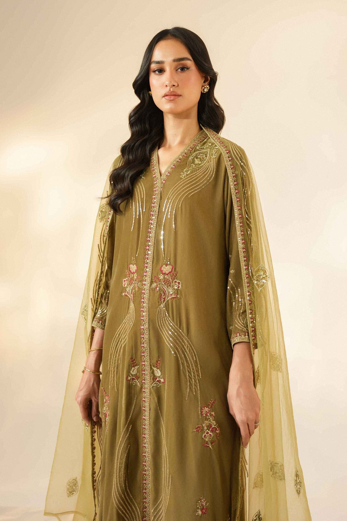 3 Piece - Embroidered Suit - ST3PE-LUXE26WV1-56 for Women - Pret Collection | Nishat | Shop Online