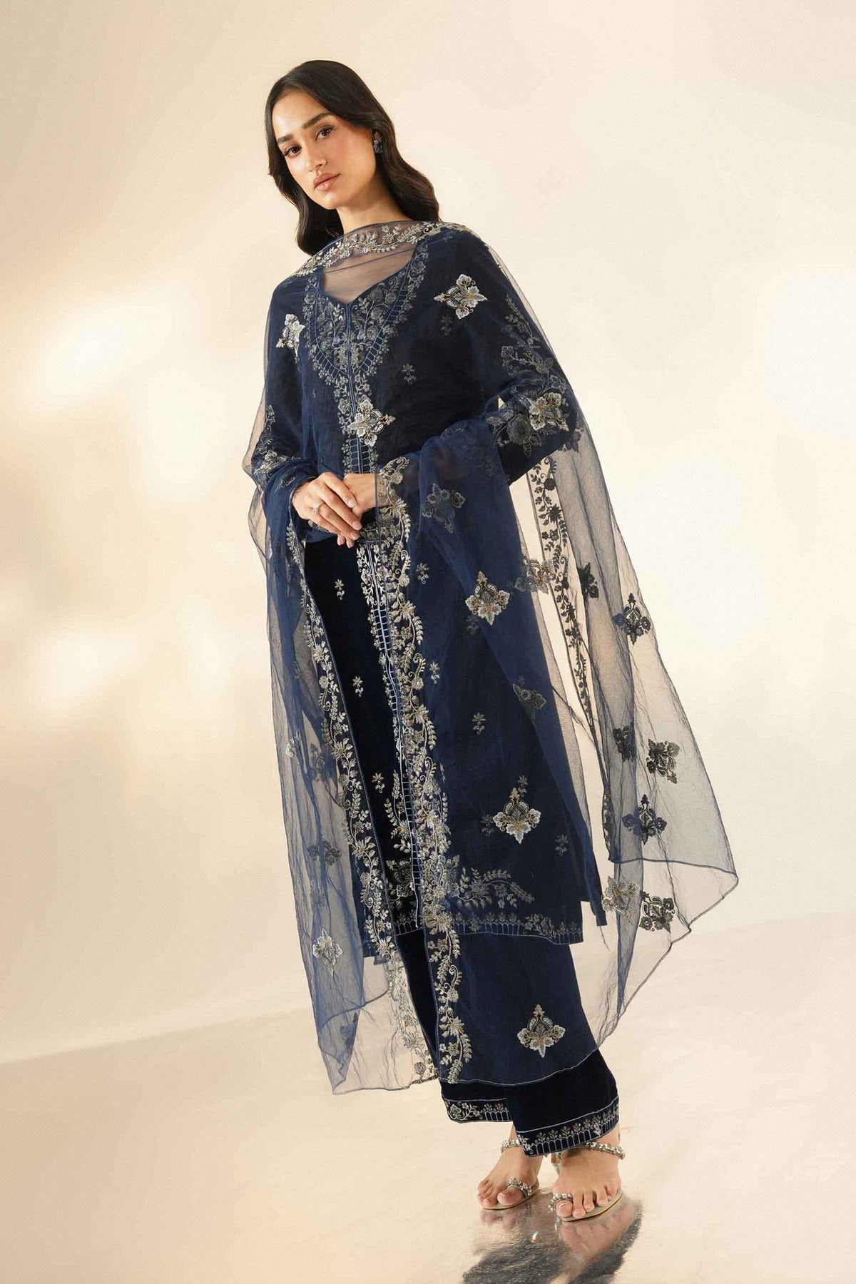 3 Piece - Embroidered Suit - ST3PE-LUXE26WV1-8 for Women - Pret Collection | Nishat | Shop Online