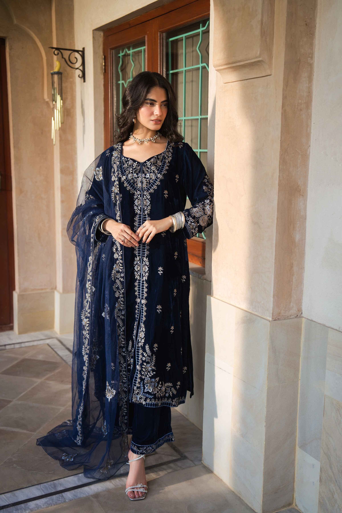 3 Piece - Embroidered Suit - ST3PE-LUXE26WV1-8 for Women - Pret Collection | Nishat | Shop Online