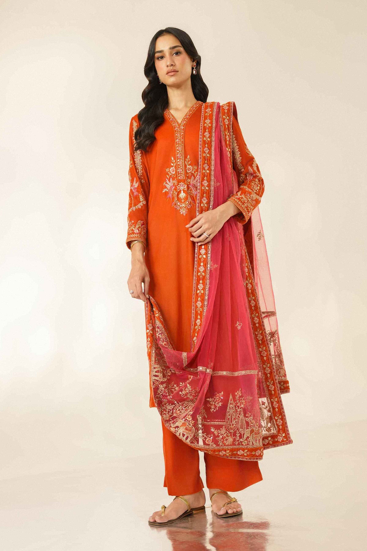 3 Piece - Embroidered Suit - ST3PE-LUXE26WV1-9 for Women - Pret Collection | Nishat | Shop Online