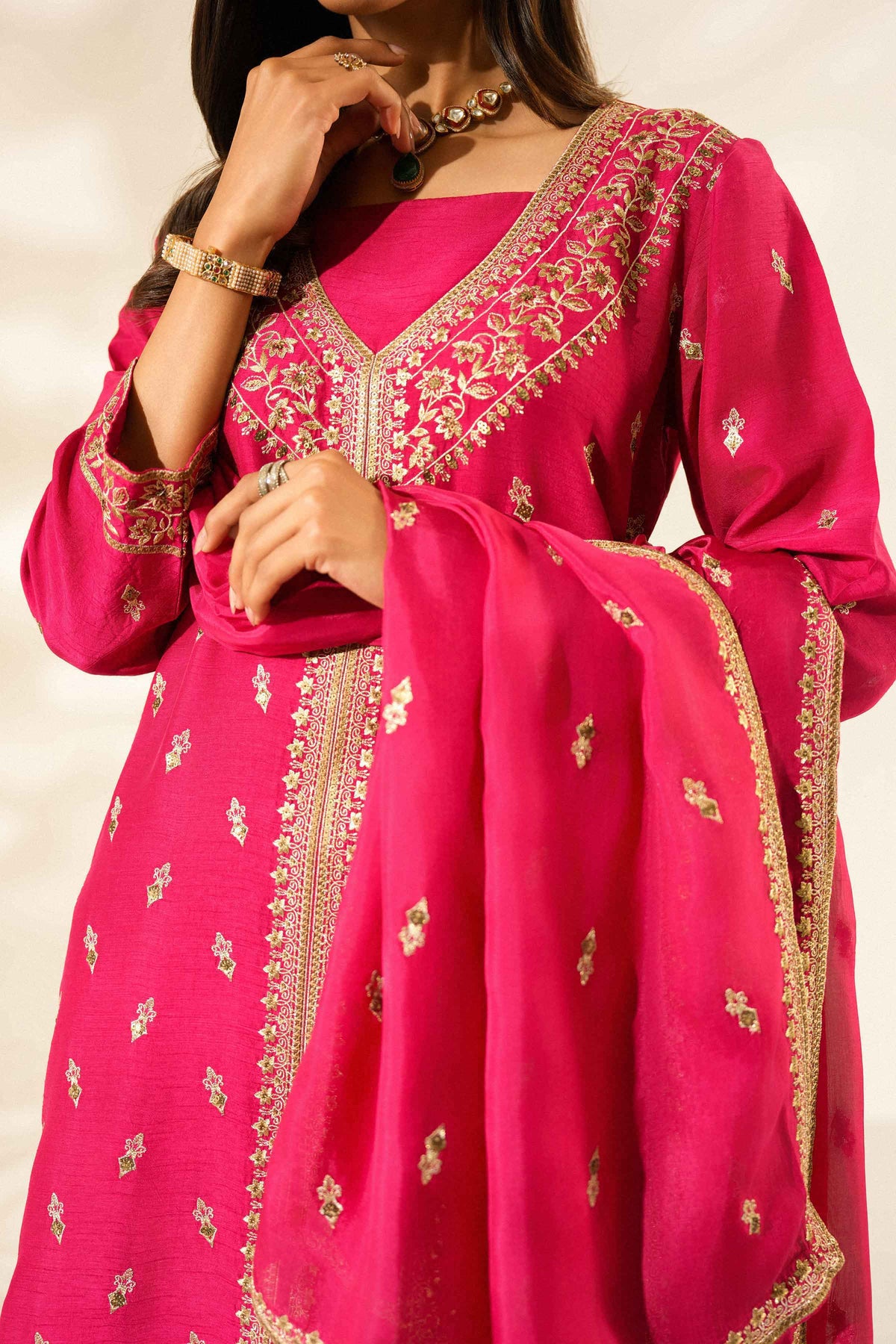 3 Piece - Embroidered Suit - ST3PE-LUXE26WV2-26 for Women - Luxury Pret Collection | Nishat | Shop Online
