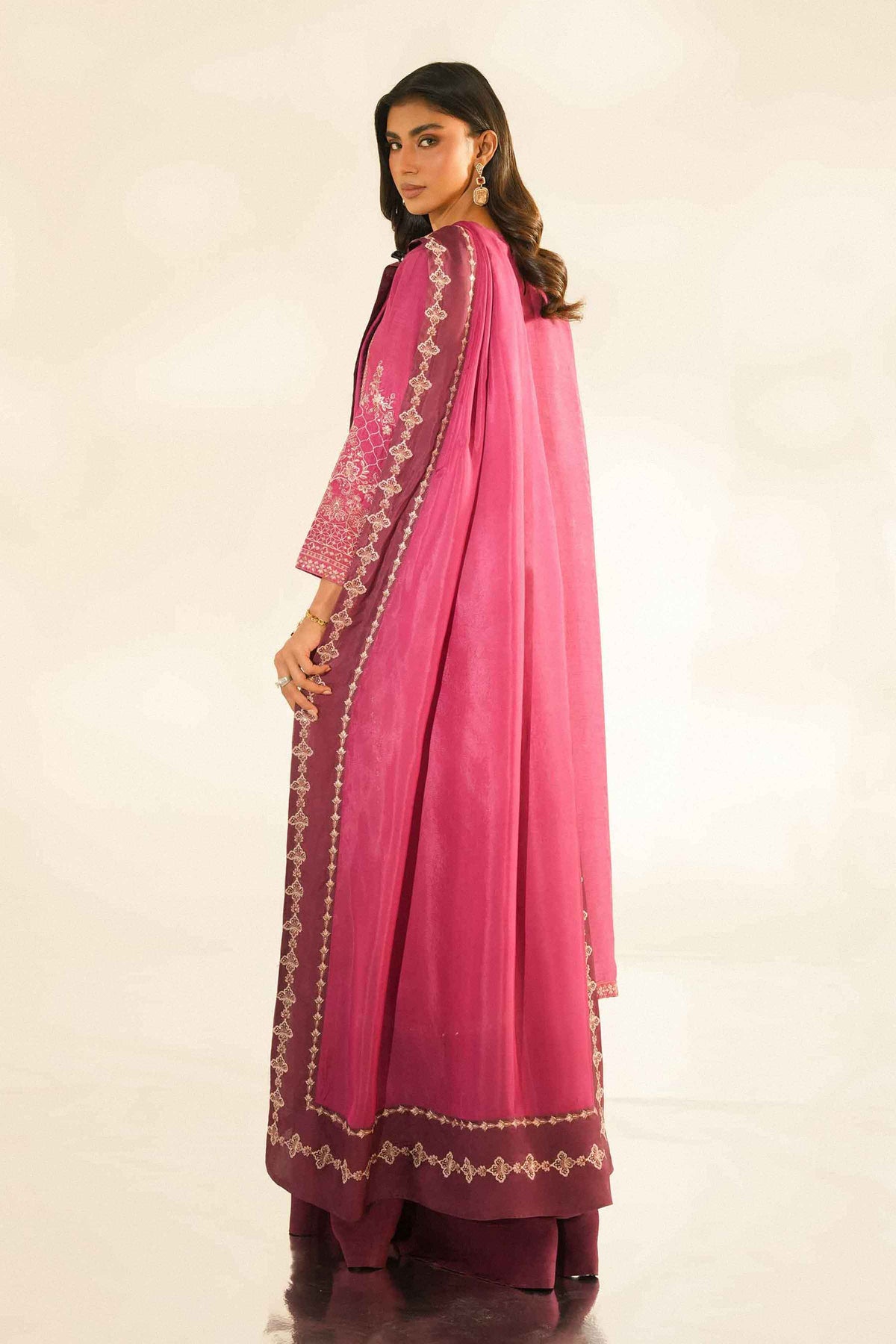 3 Piece - Embroidered Suit - ST3PE-LUXE26WV2-33 for Women - Luxury Pret Collection | Nishat | Shop Online