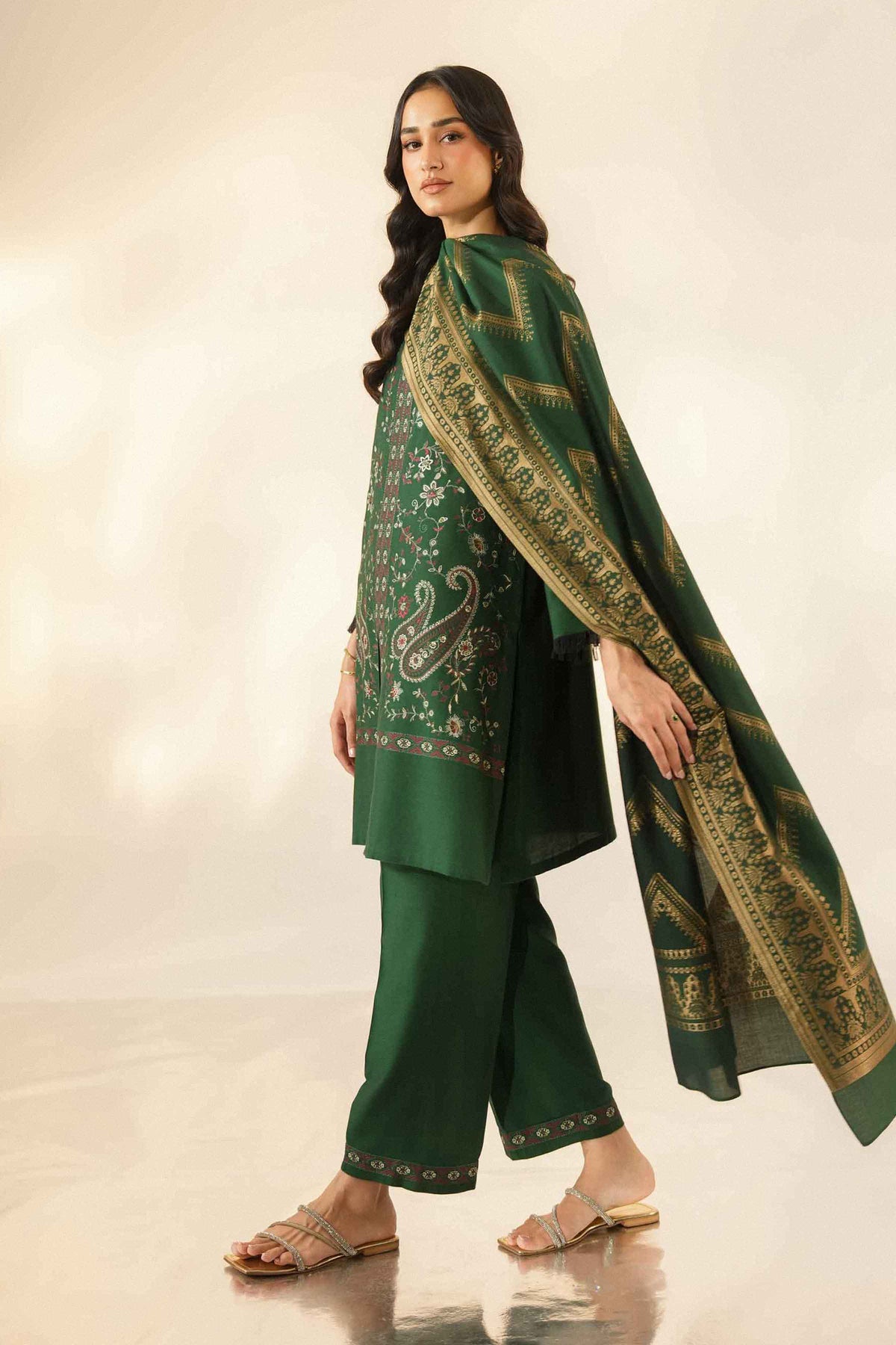 3 Piece - Embroidered Suit - ST3PE-LUXE26WV2-44 for Women - Pret Collection | Nishat | Shop Online