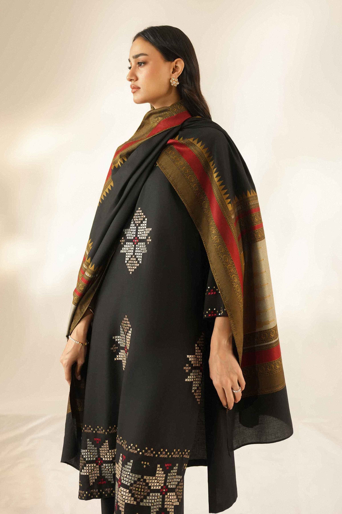 3 Piece - Embroidered Suit - ST3PE-LUXE26WV3-47 for Women - Pret Collection | Nishat | Shop Online
