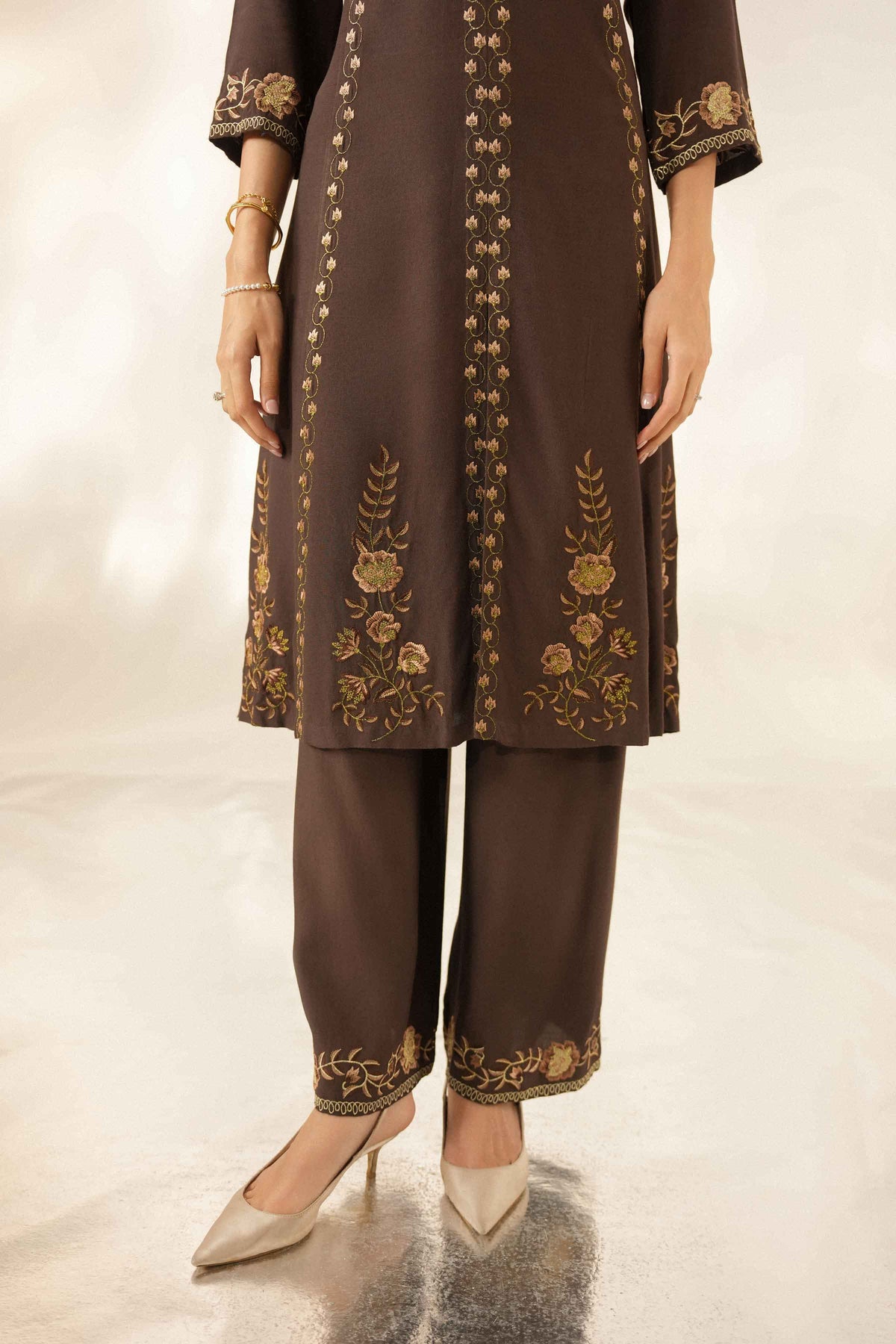 3 Piece - Embroidered Suit - ST3PE-LUXE26WV3-89