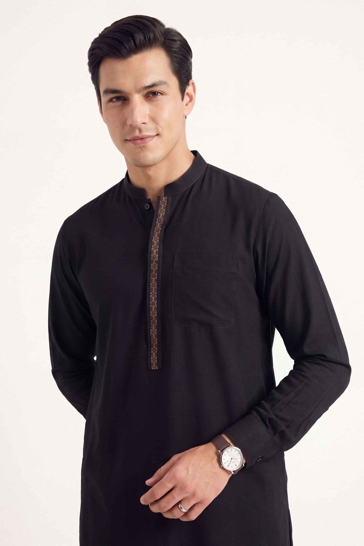 2 PIECE - EMBROIDERED SUIT - ST3PE-NAQ26WV1-10-B