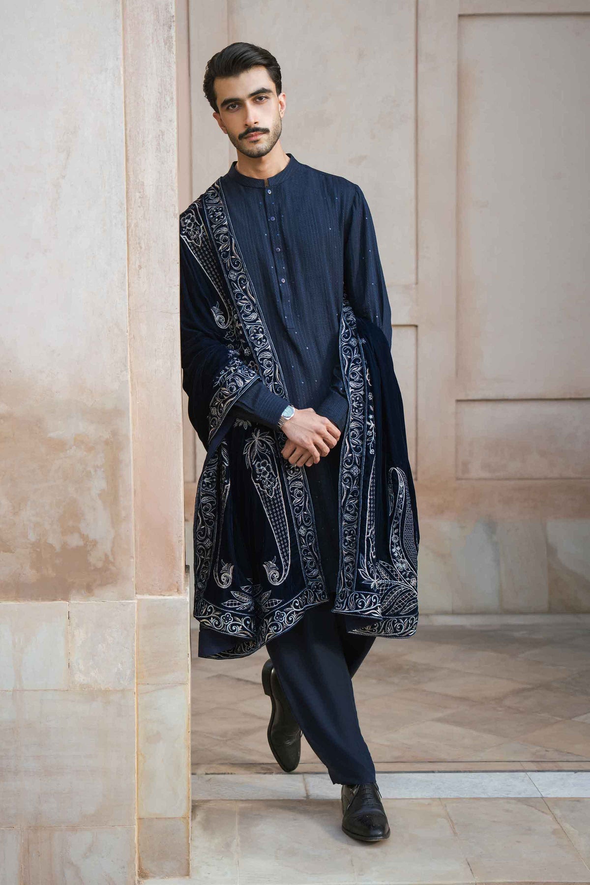 Embroidered Shawl - ST3PE-NAQ26WV1-9 A for Women - Pret Collection | Nishat | Shop Online