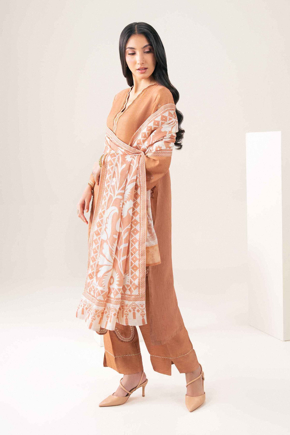 3 PIECE - PRINTED EMBROIDERED SUIT - ST3PE-PRET26WV1-13