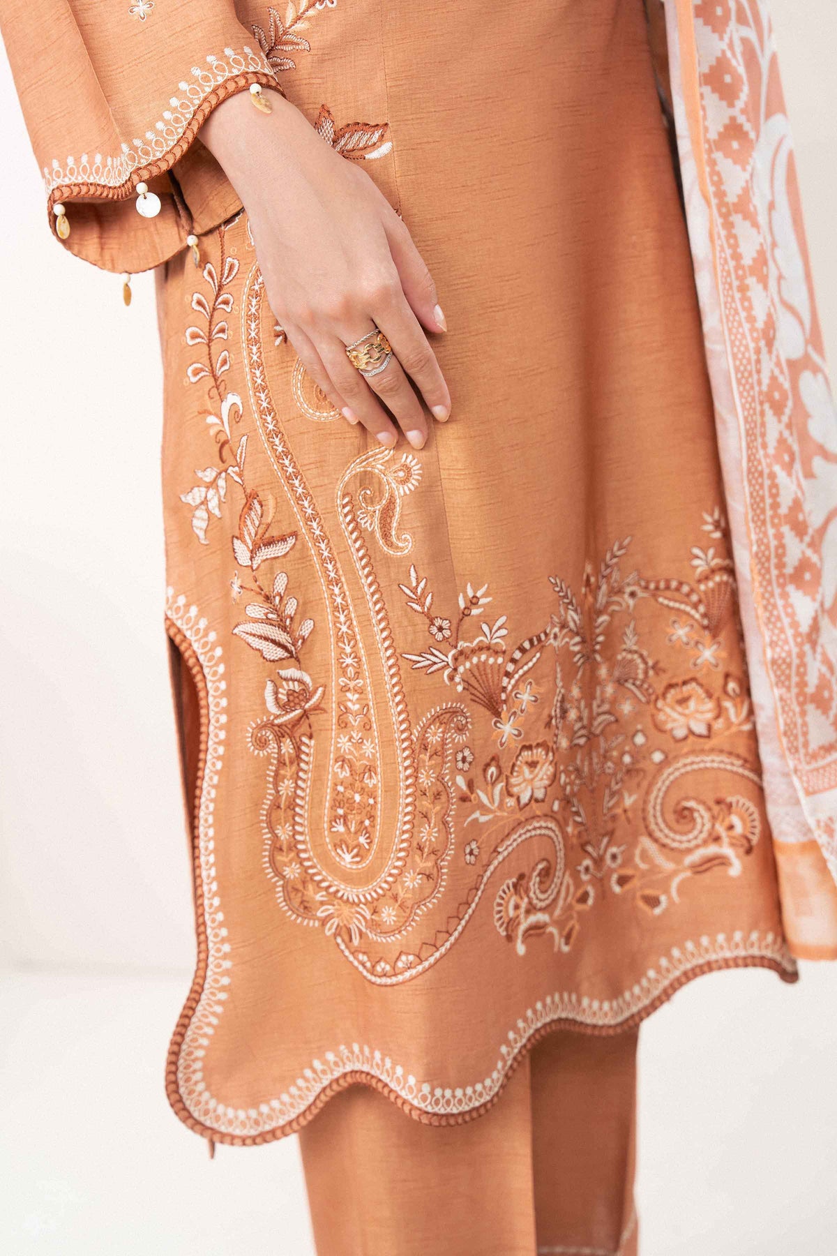 3 PIECE - PRINTED EMBROIDERED SUIT - ST3PE-PRET26WV1-13