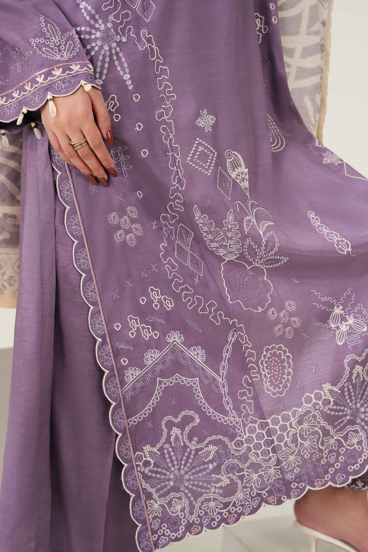 3 PIECE - PRINTED EMBROIDERED SUIT - ST3PE-PRET26WV1-15 for Women - Pret Collection | Nishat | Shop Online