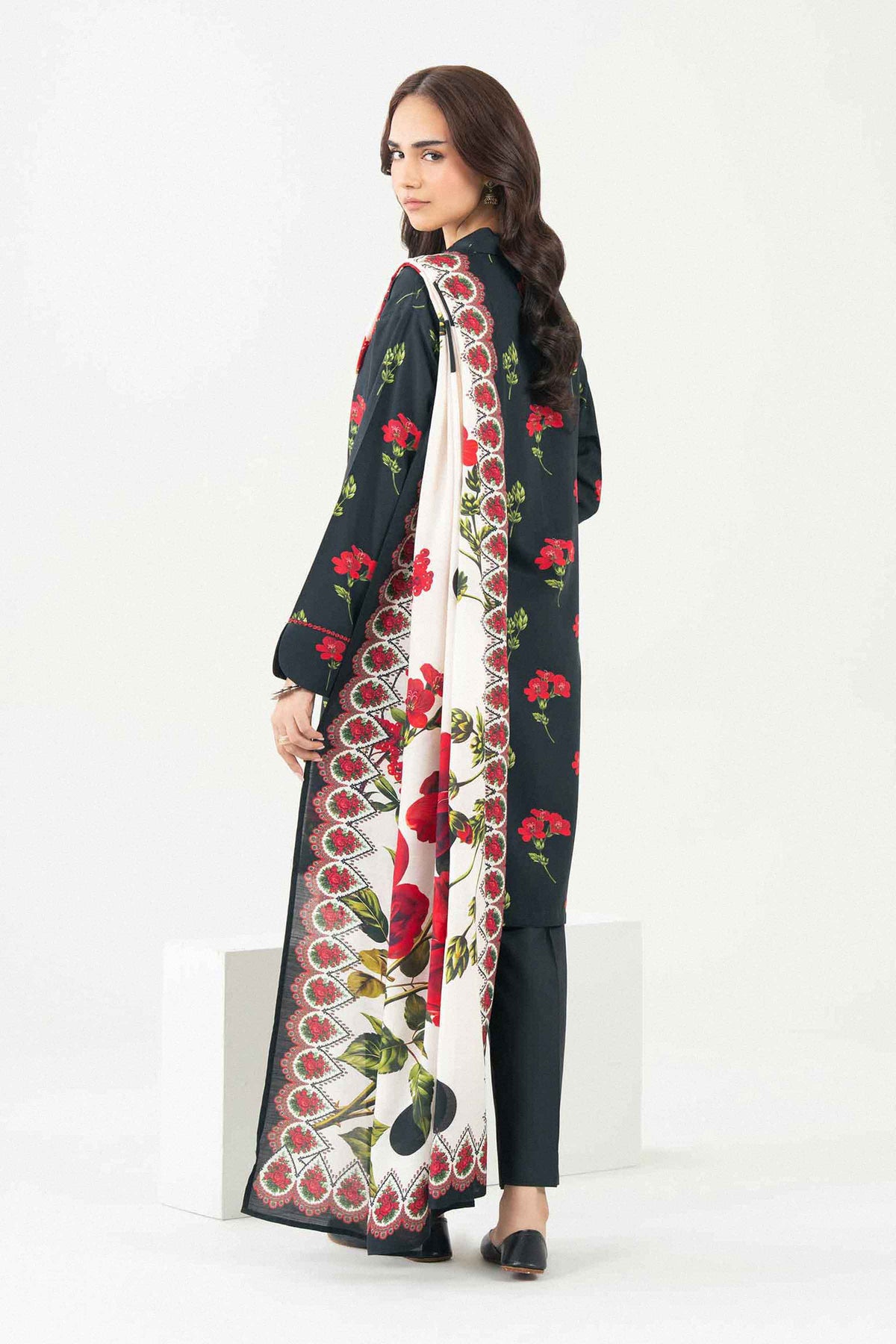 3 Piece - Printed Embroidered Suit - ST3PE-PRET26WV1-29