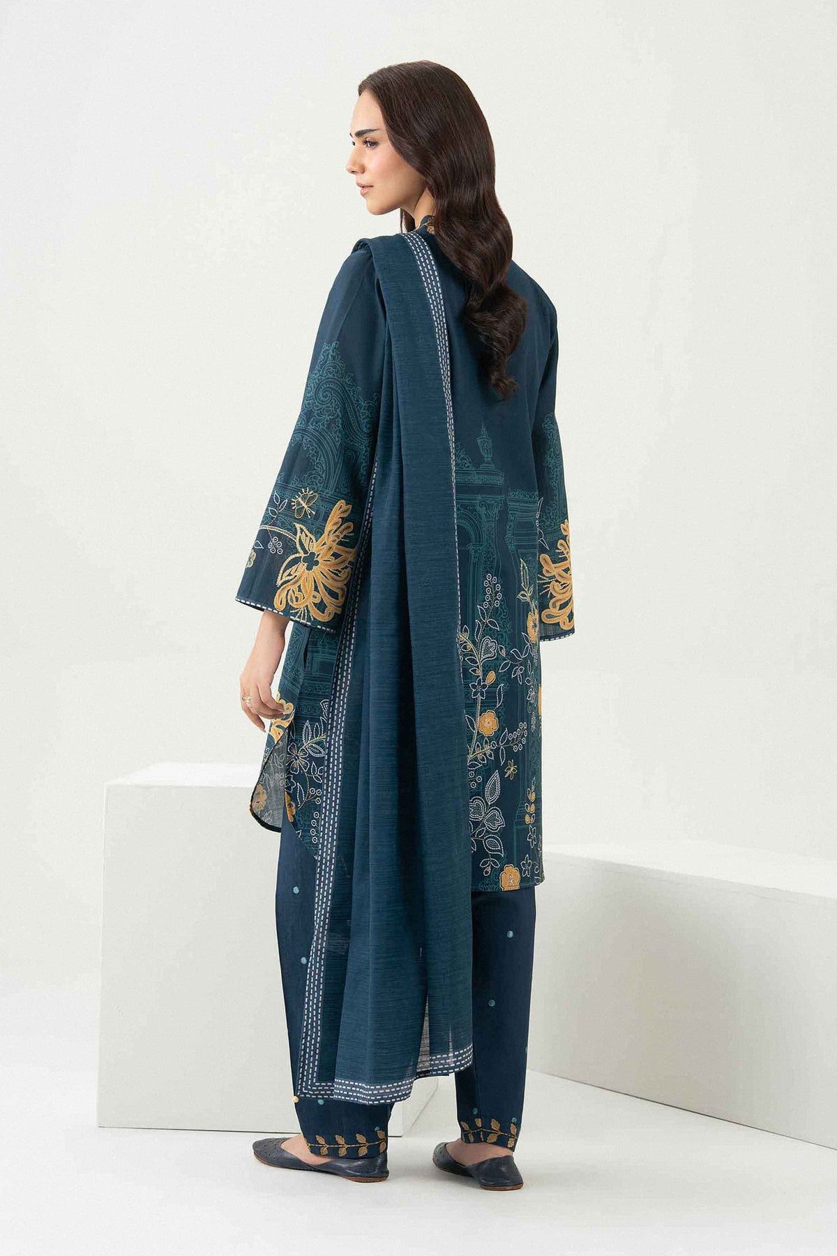 3 Piece - Printed Embroidered Suit - ST3PE-PRET26WV1-4 for Women - Pret Collection | Nishat | Shop Online