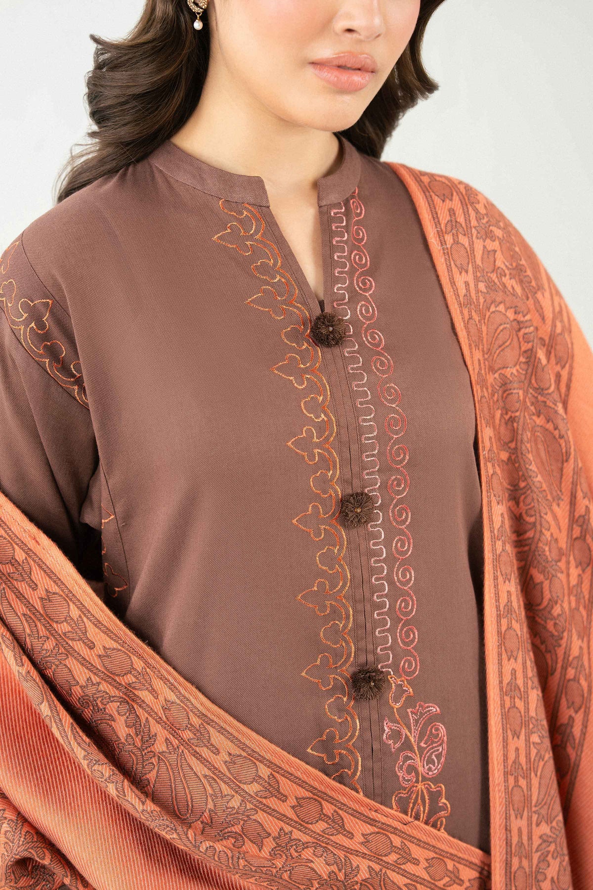 3 Piece - Embroidered Suit - ST3PE-PRET26WV2-11 for Women - Pret Collection | Nishat | Shop Online