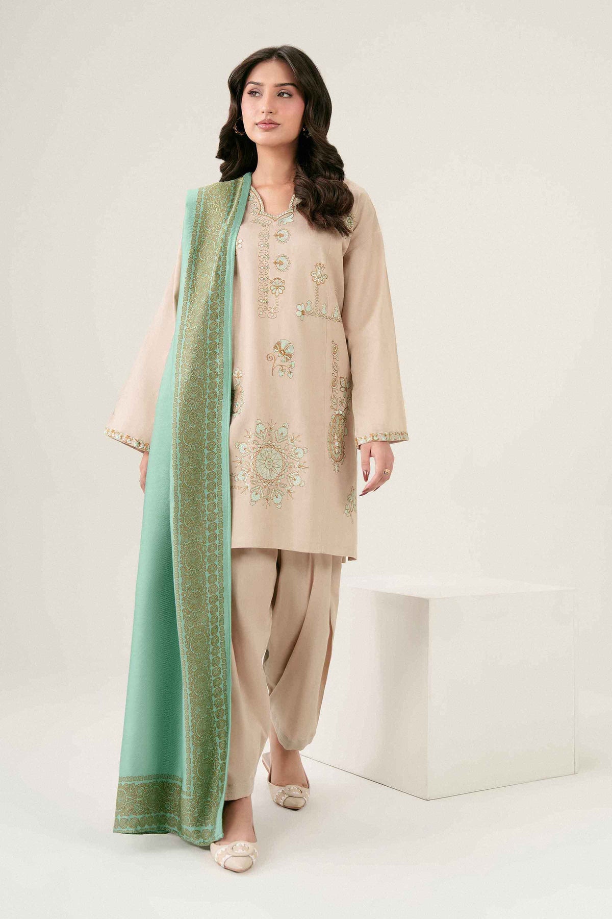 3 PIECE - EMBROIDERED SUIT - ST3PE-PRET26WV2-13 for Women - Pret Collection | Nishat | Shop Online