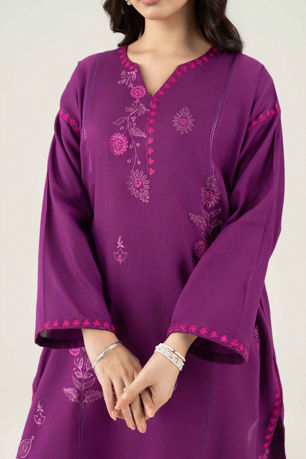 3 PIECE - EMBROIDERED SUIT - ST3PE-PRET26WV2-14 for Women - Pret Collection | Nishat | Shop Online
