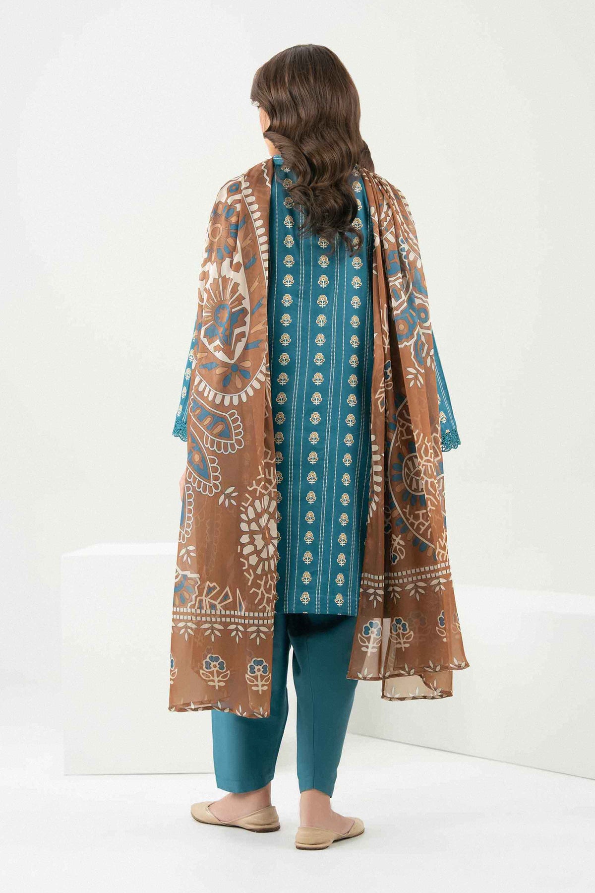 3 Piece - Printed Embroidered Suit - ST3PE-PRET26WV2-24 for Women - Pret Collection | Nishat | Shop Online