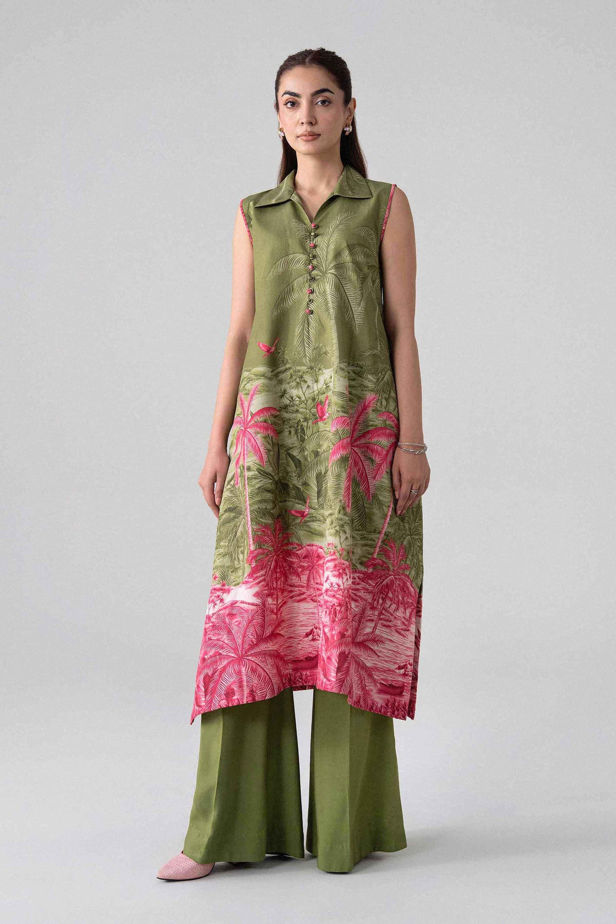 2 Piece - Digital Printed Suit - U2ST-NISHA26WV1-1