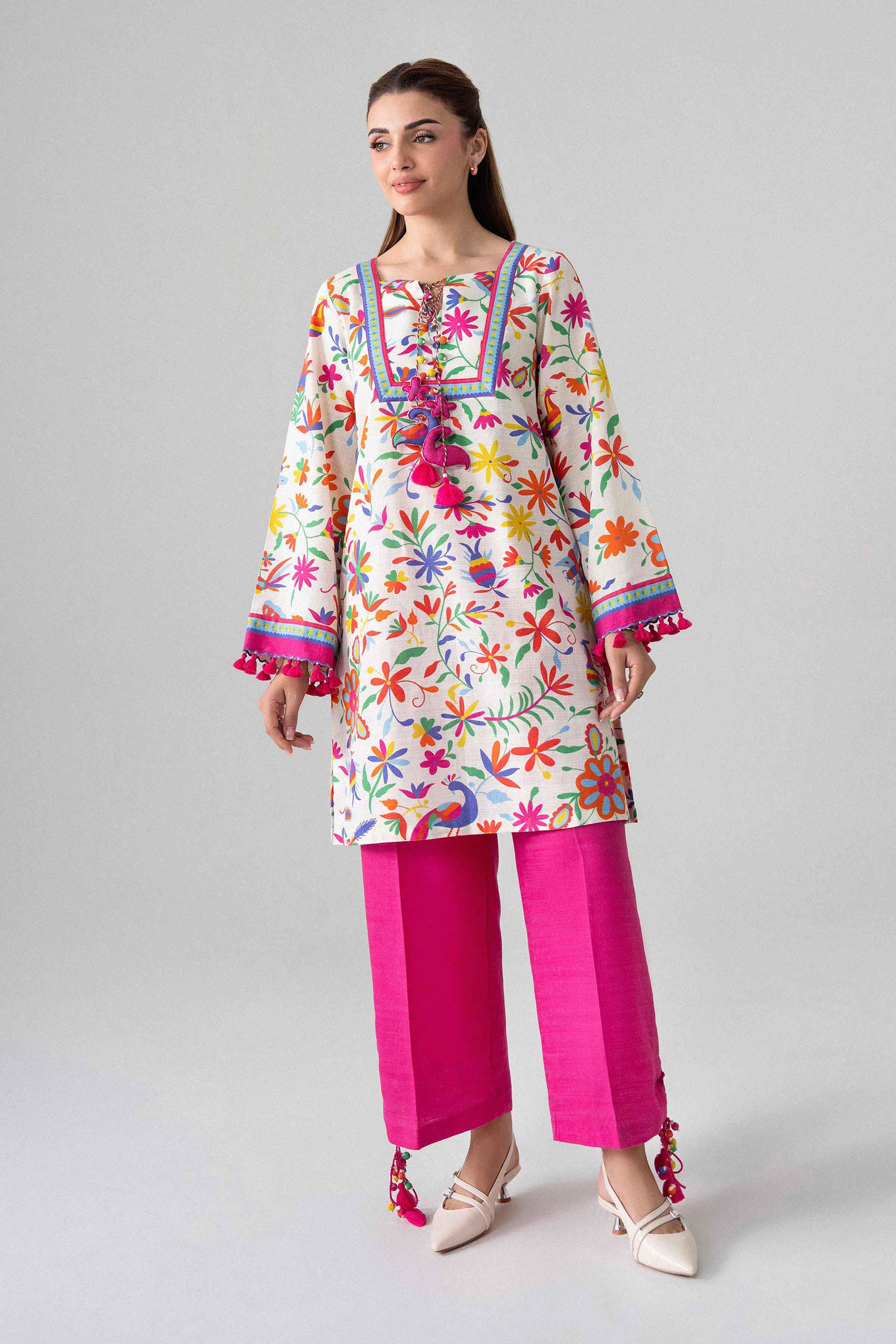 2 Piece - Printed Suit - U2ST-NISHA26WV1-12 for Women - Unstitched Collection | Nishat | Shop Online
