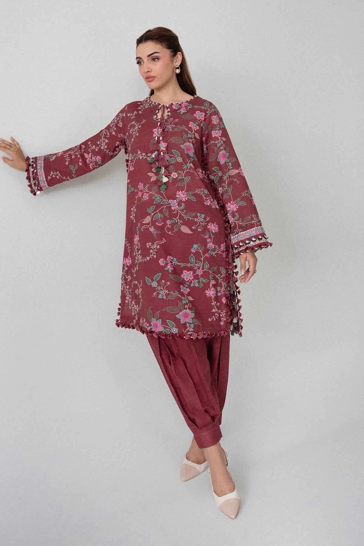 2 Piece - Printed Suit - U2ST-NISHA26WV1-17 for Women - Unstitched Collection | Nishat | Shop Online