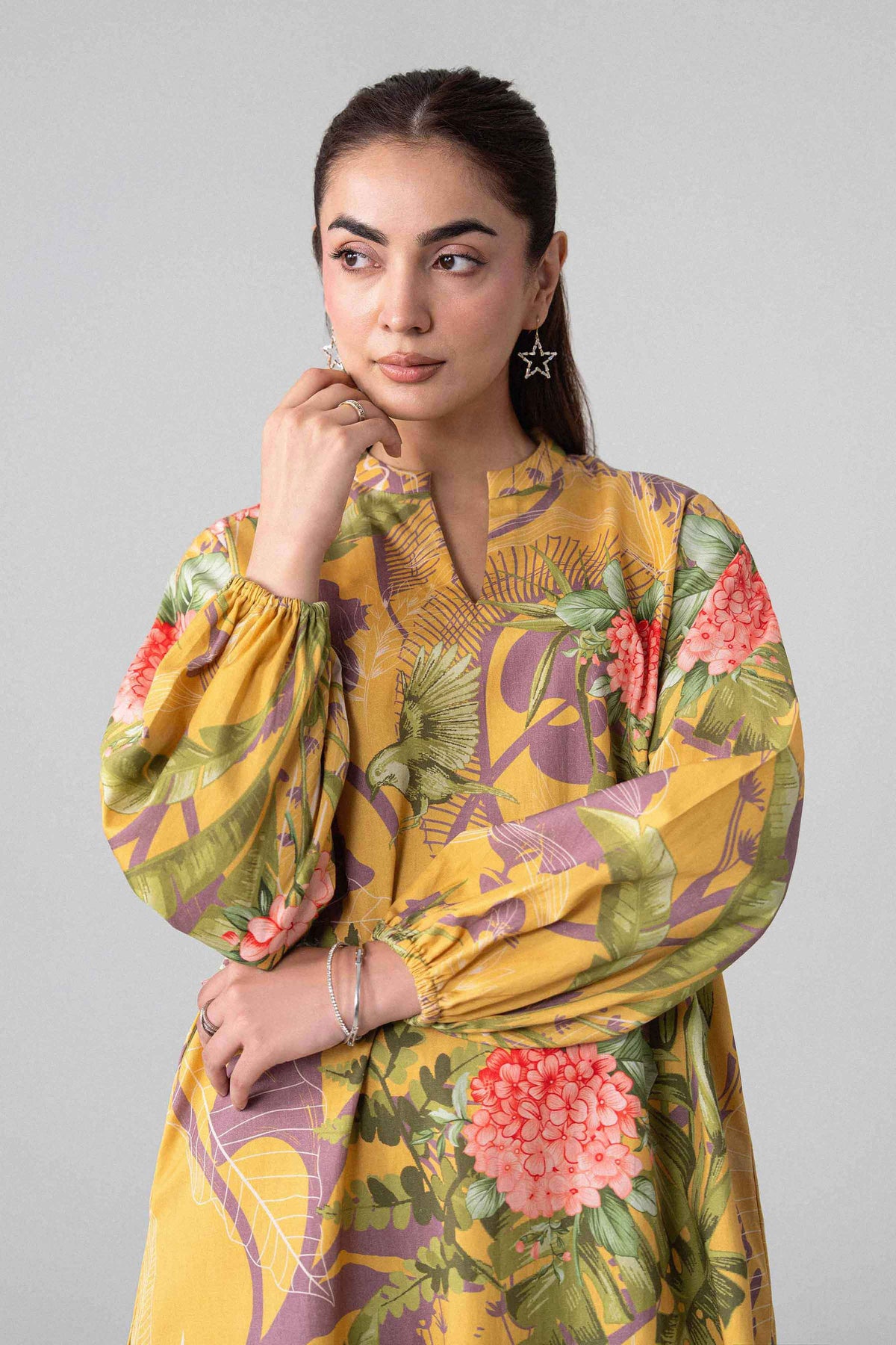 2 Piece - Digital Printed Suit - U2ST-NISHA26WV1-2