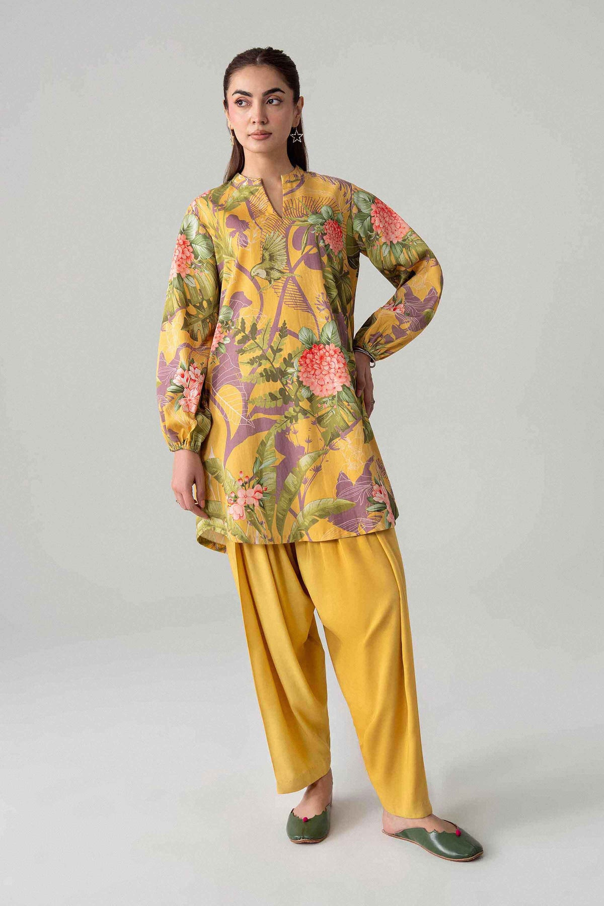 2 Piece - Digital Printed Suit - U2ST-NISHA26WV1-2
