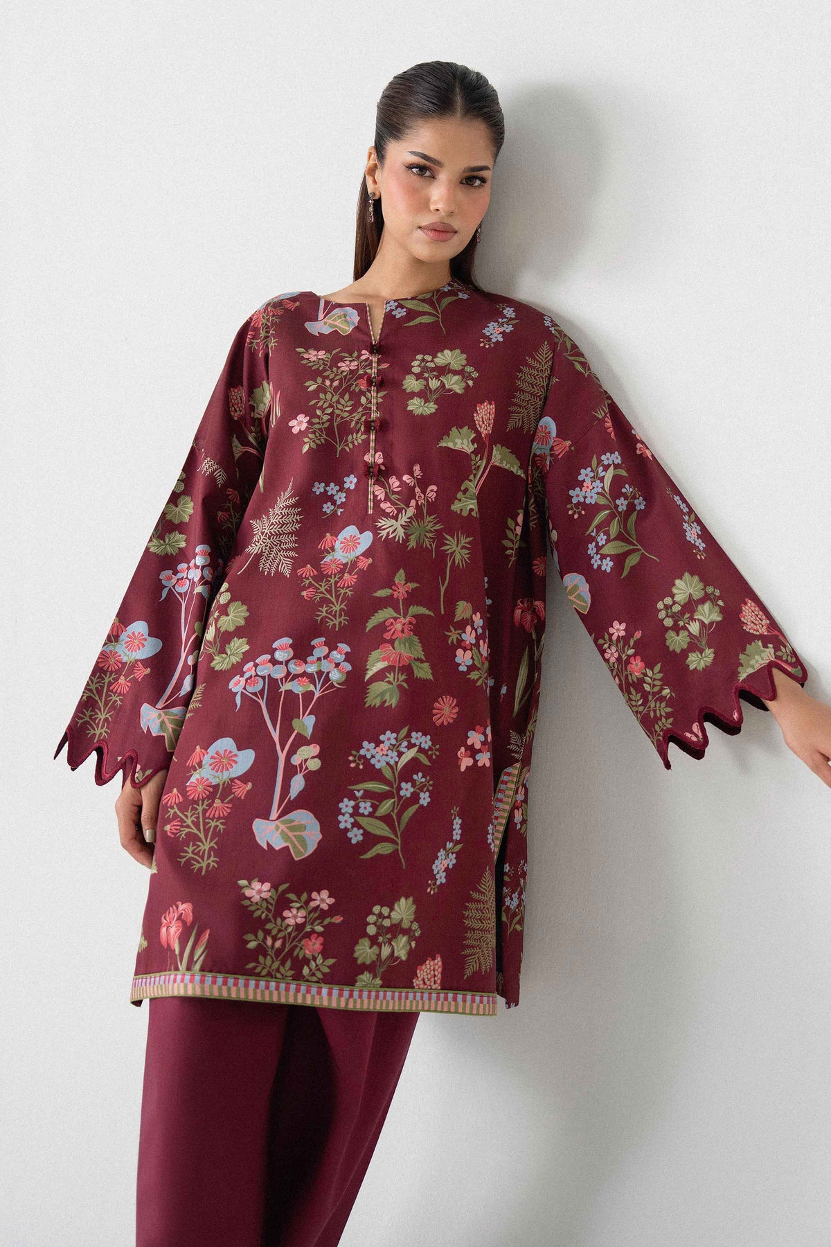 2 Piece - Printed Suit - U2ST-NISHA26WV1-28 for Women - Unstitched Collection | Nishat | Shop Online