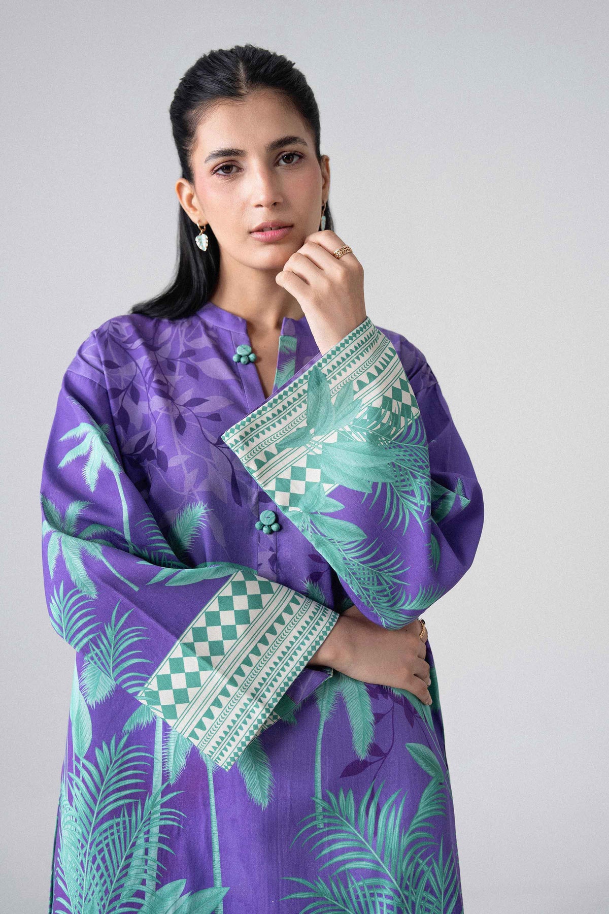 2 Piece - Digital Printed Suit - U2ST-NISHA26WV1-4