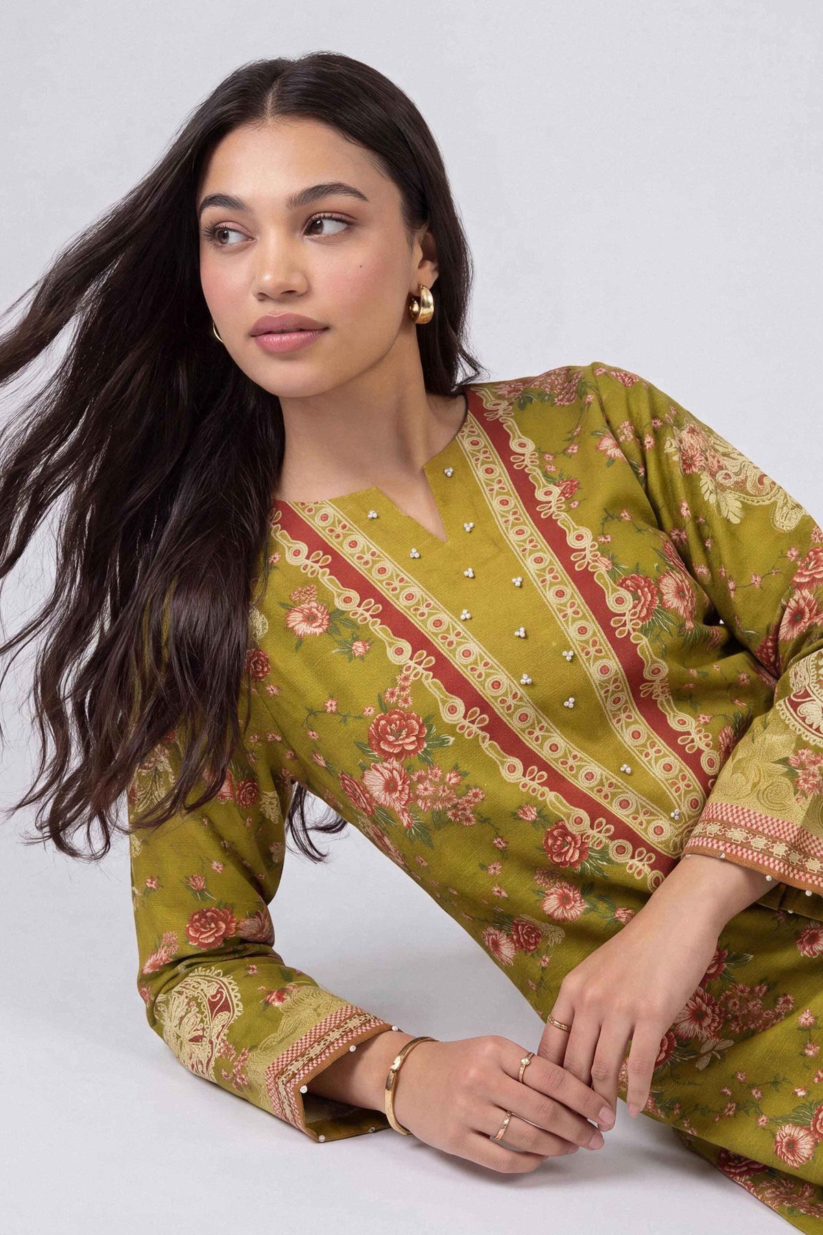 2 Piece - Digital Printed Suit - U2ST-NISHA26WV1-42