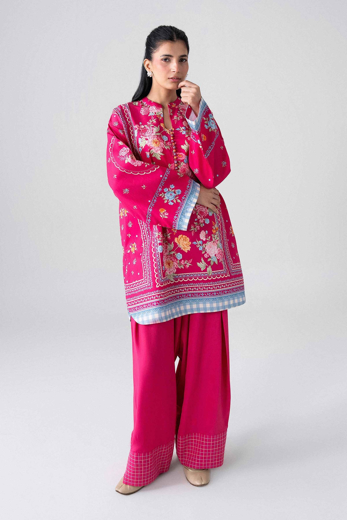 2 Piece - Digital Printed Suit - U2ST-NISHA26WV1-5