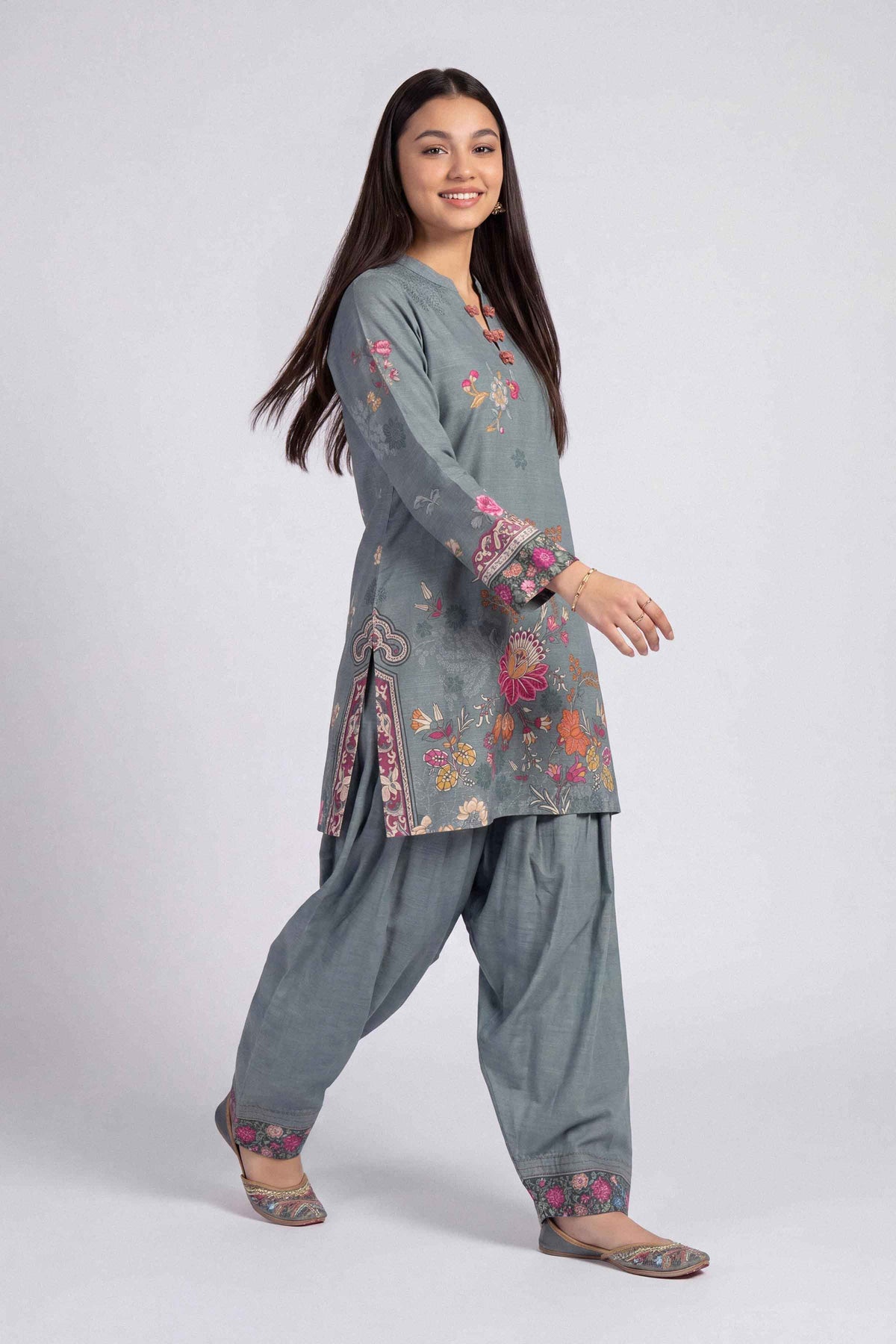 2 Piece - Digital Printed Suit - U2ST-NISHA26WV1-50