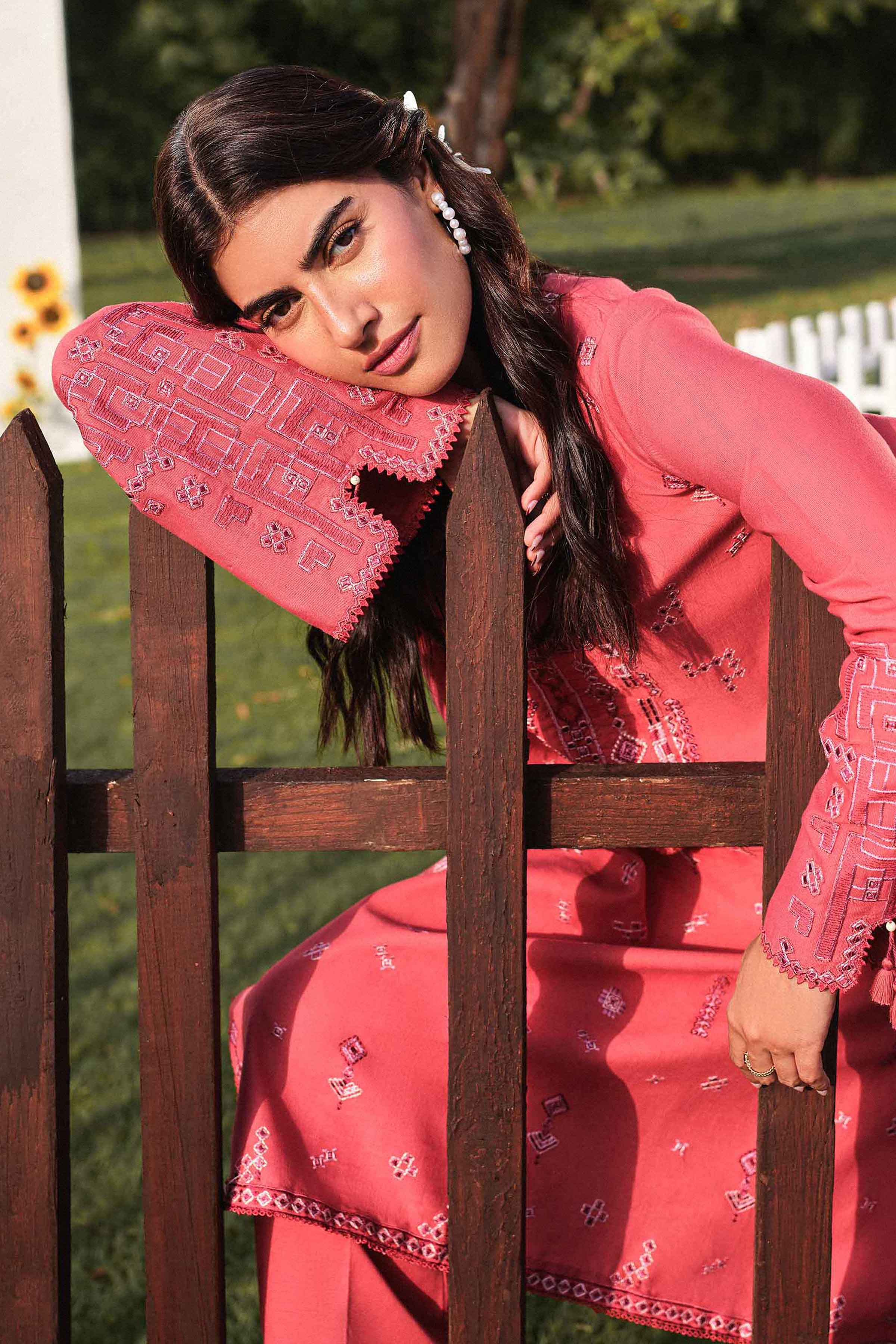 2 Piece - Embroidered Suit - U2STE-NISHA26WV1-11 for Women - Unstitched Collection | Nishat | Shop Online