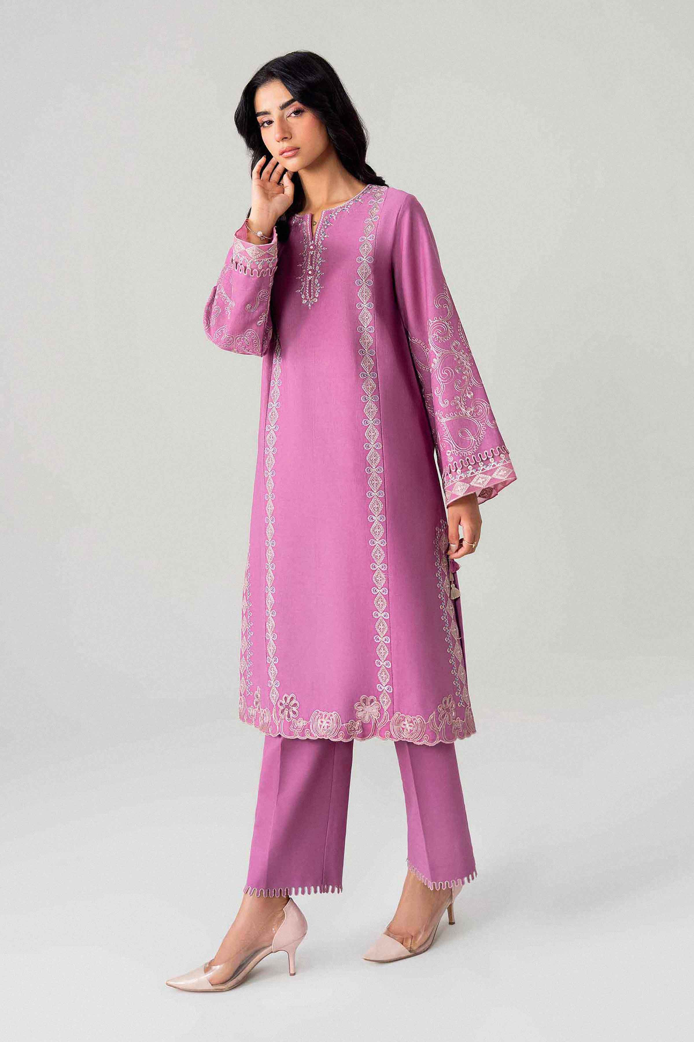 2 Piece - Embroidered Suit - U2STE-NISHA26WV1-12 for Women - Unstitched Collection | Nishat | Shop Online
