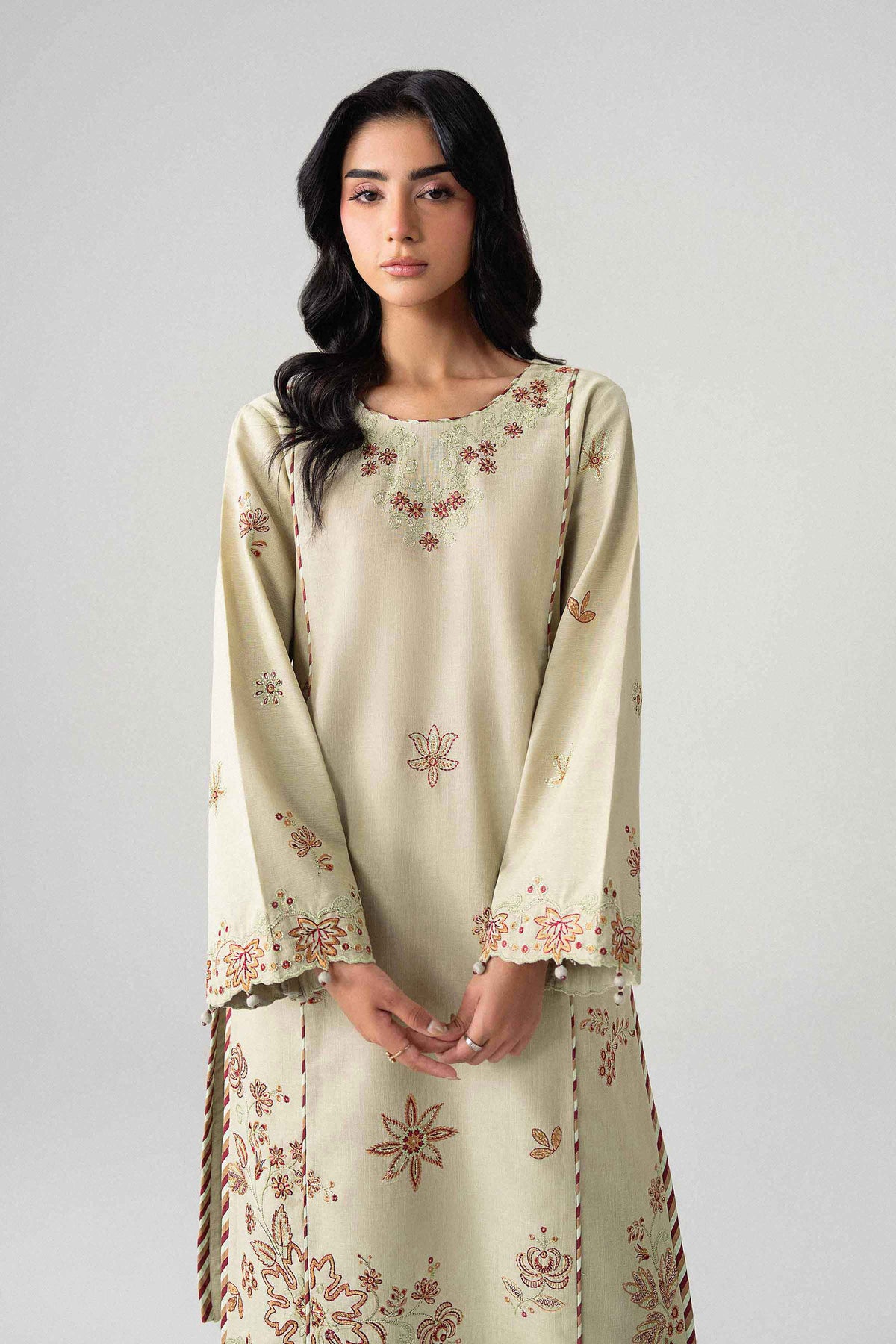 2 Piece - Embroidered Suit - U2STE-NISHA26WV1-13 for Women - Unstitched Collection | Nishat | Shop Online