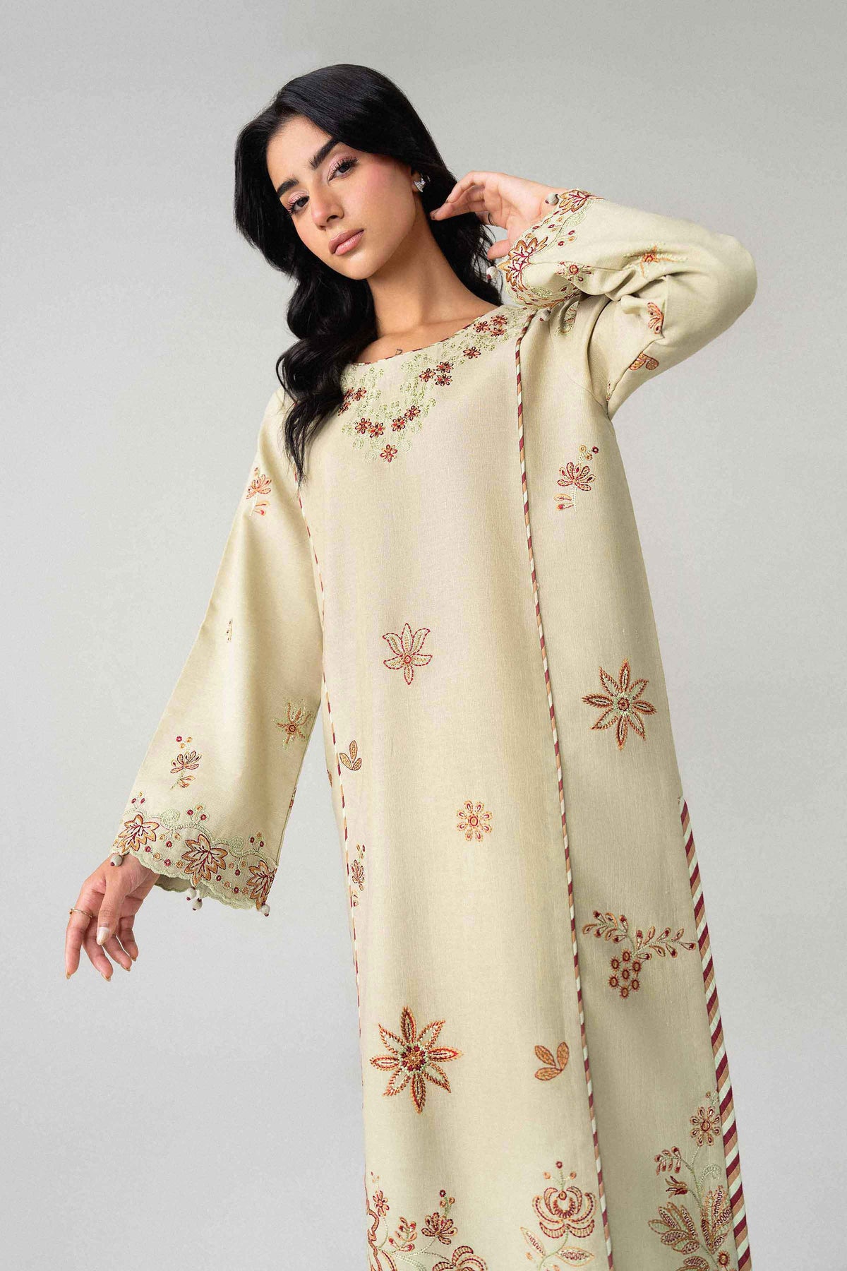 2 Piece - Embroidered Suit - U2STE-NISHA26WV1-13 for Women - Unstitched Collection | Nishat | Shop Online