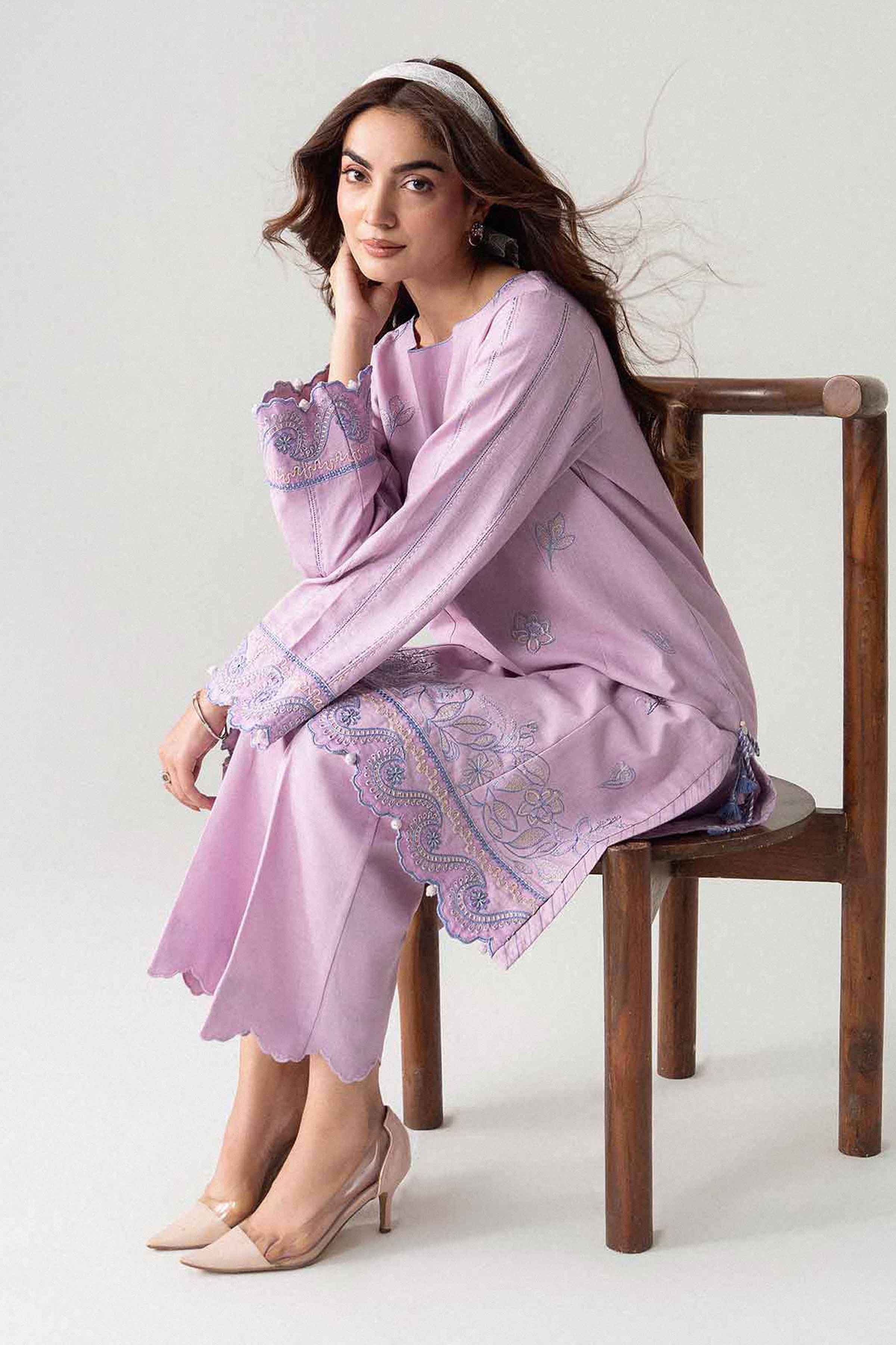 2 Piece - Embroidered Suit - U2STE-NISHA26WV1-14 for Women - Unstitched Collection | Nishat | Shop Online