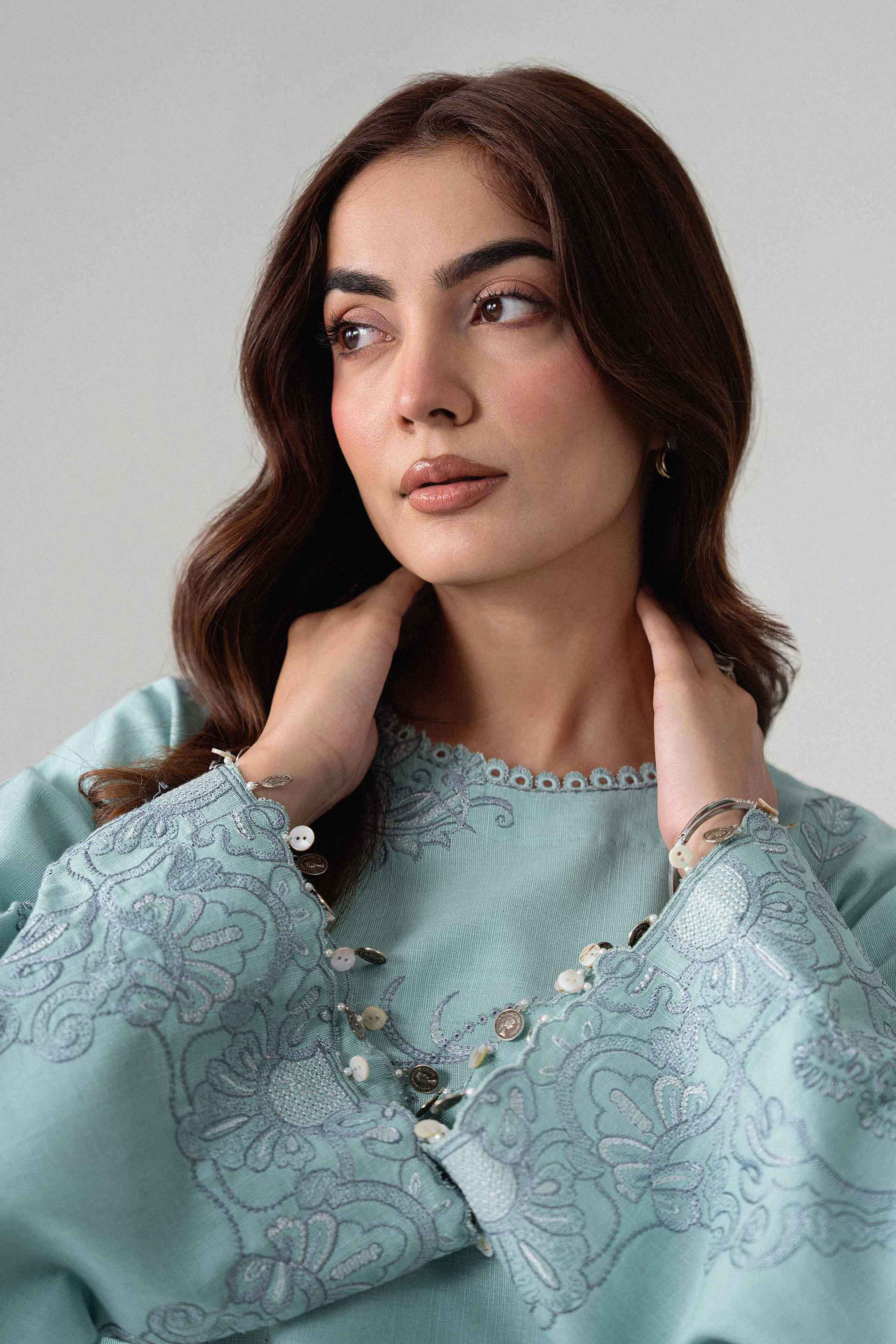 2 Piece - Embroidered Suit - U2STE-NISHA26WV1-15 for Women - Unstitched Collection | Nishat | Shop Online