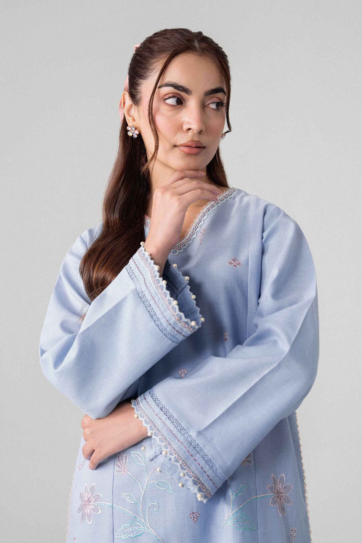 2 Piece - Embroidered Suit - U2STE-NISHA26WV1-16 for Women - Unstitched Collection | Nishat | Shop Online