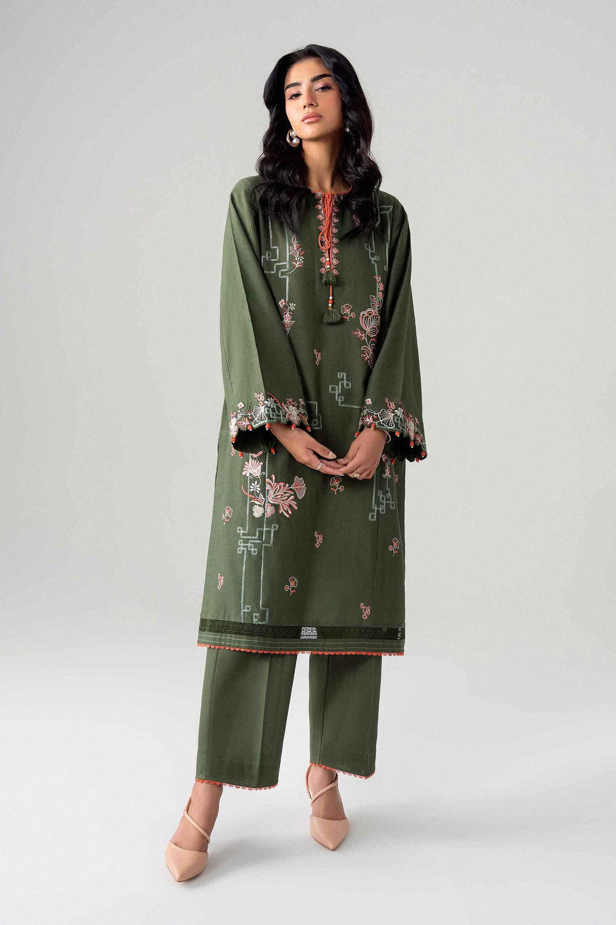 2 Piece - Embroidered Suit - U2STE-NISHA26WV1-18 for Women - Unstitched Collection | Nishat | Shop Online