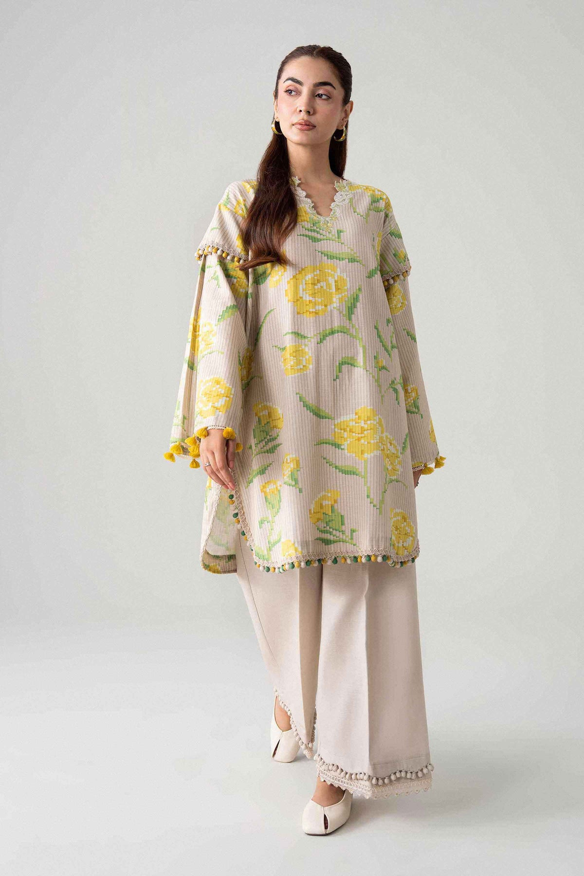 2 Piece - Printed Embroidered Suit - U2STE-NISHA26WV1-27 for Women - Unstitched Collection | Nishat | Shop Online