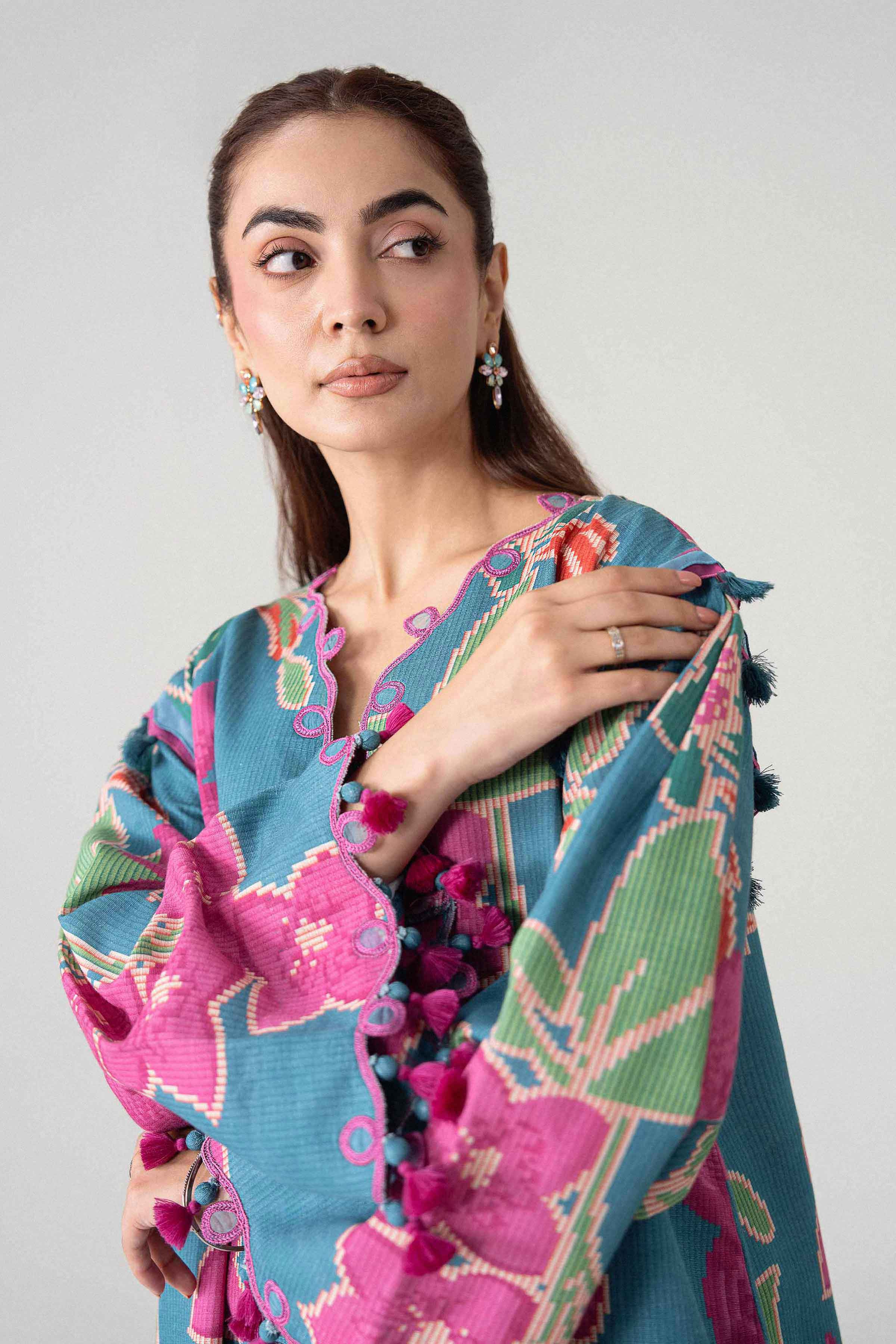 2 Piece - Printed Embroidered Suit - U2STE-NISHA26WV1-29 for Women - Unstitched Collection | Nishat | Shop Online