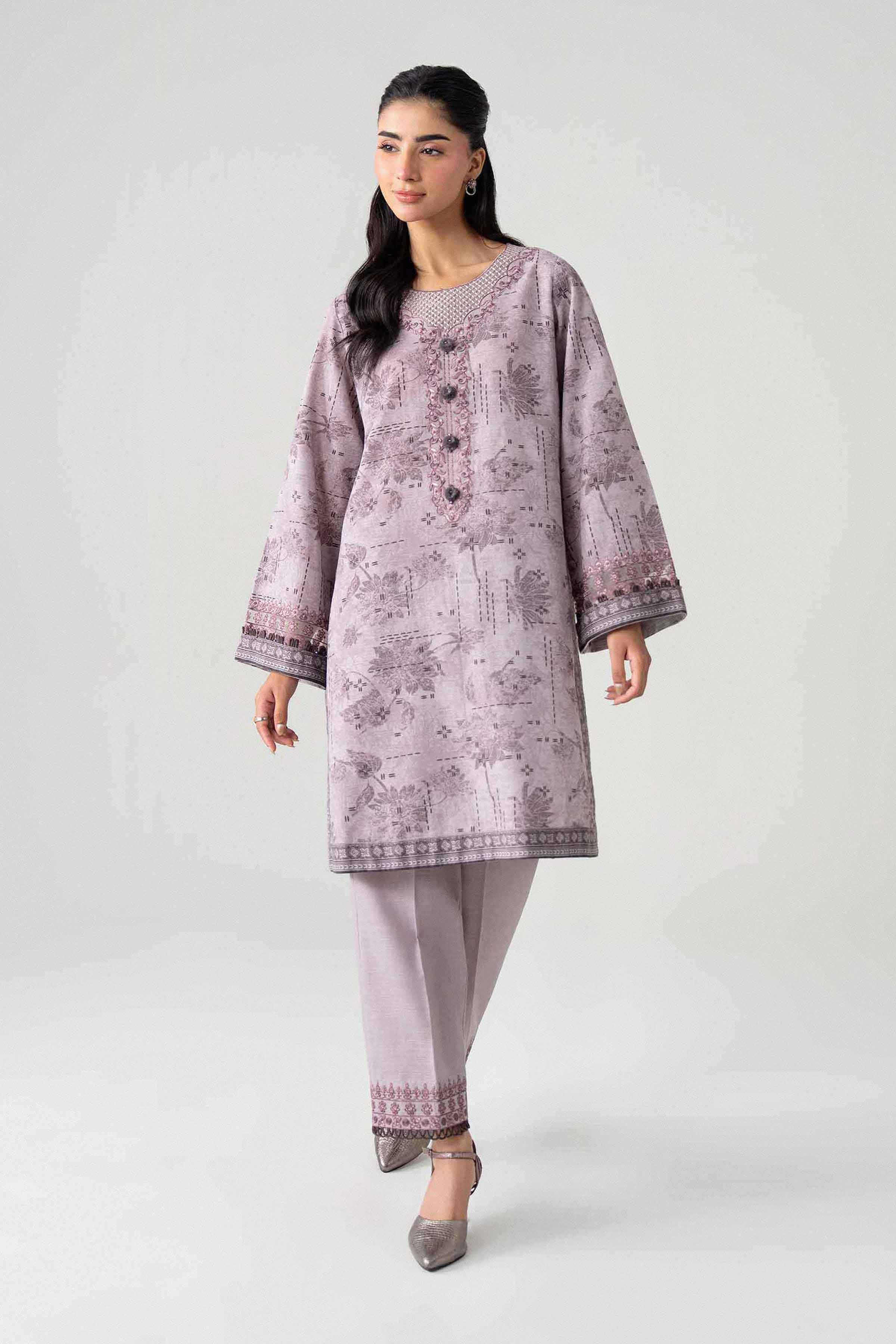 2 Piece - Printed Embroidered Suit - U2STE-NISHA26WV1-4 for Women - Unstitched Collection | Nishat | Shop Online