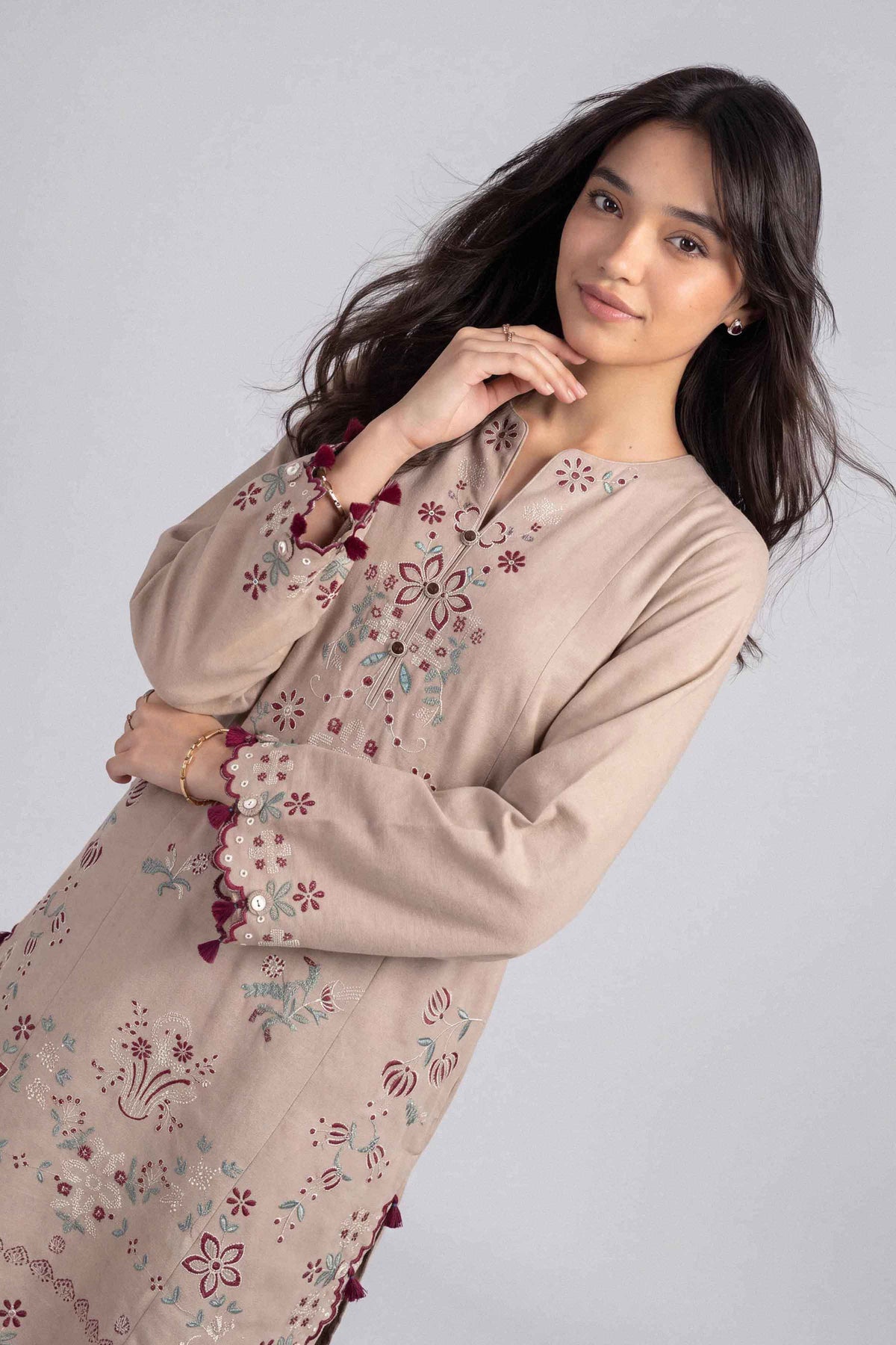 2 Piece - Embroidered Suit - U2STE-NISHA26WV1-67