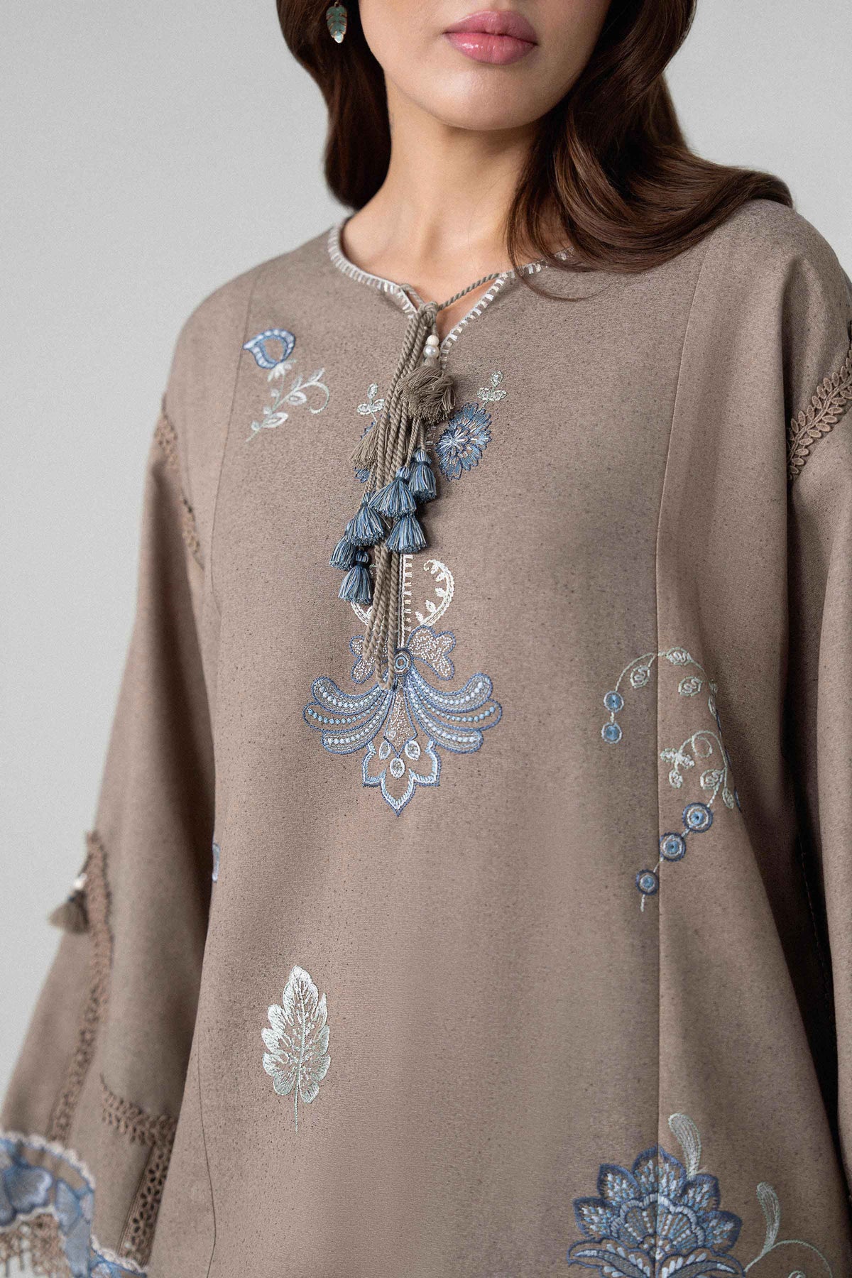 2 Piece - Embroidered Suit - U2STE-NISHA26WV1-68