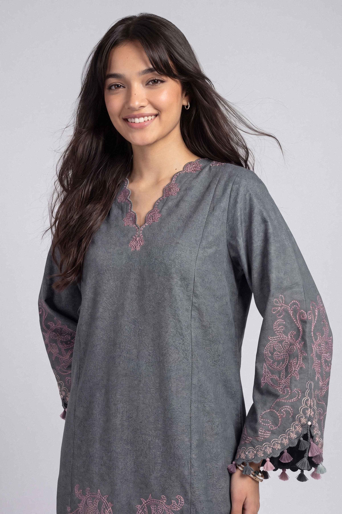 2 Piece - Embroidered Suit - U2STE-NISHA26WV1-70
